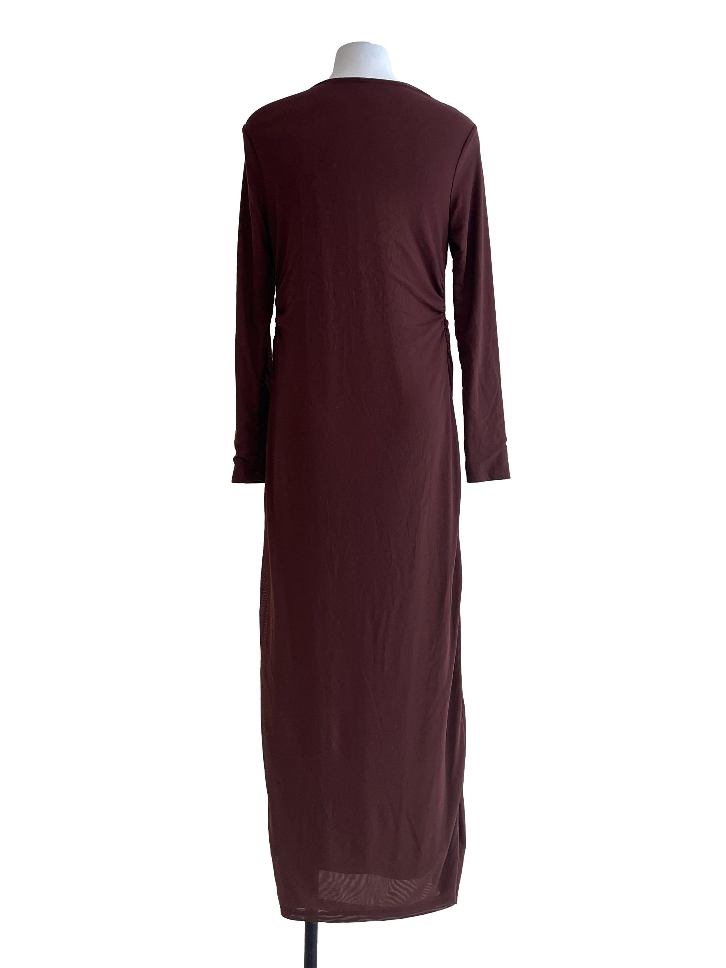 Penny Brown Bodycon Dress