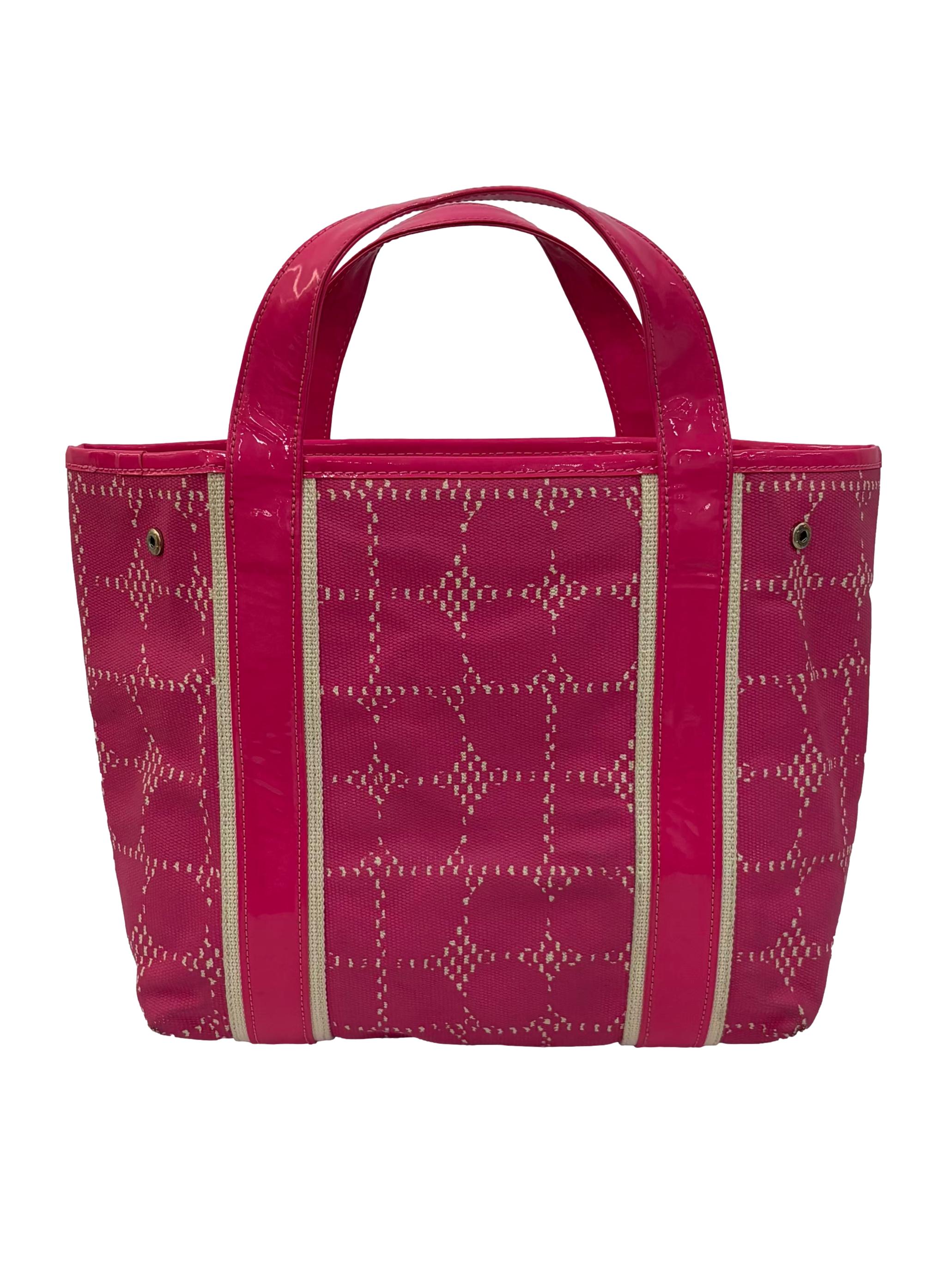 Pink Canvas New York Tote Bag CSN