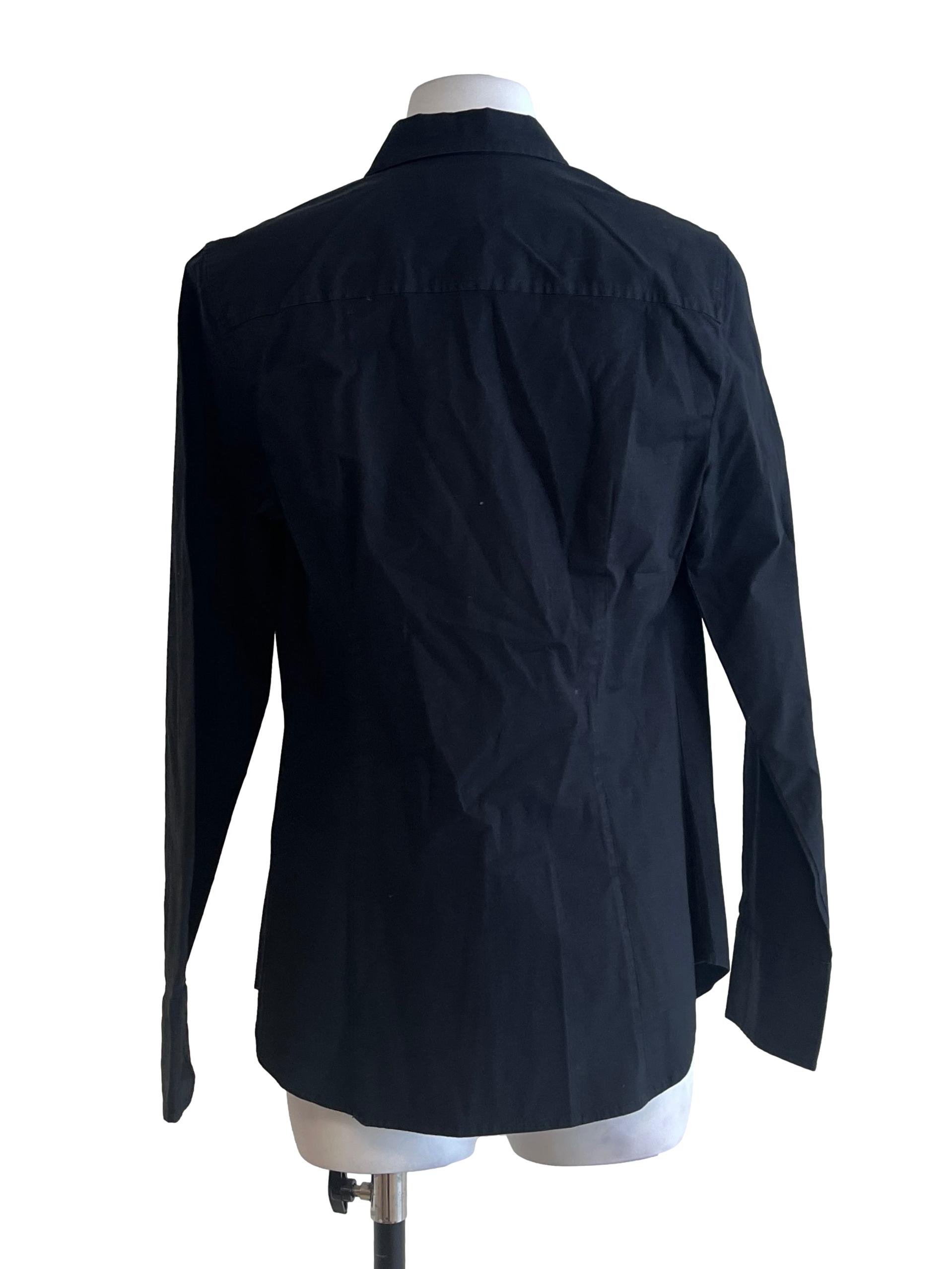 Jet Black Long Sleeve Shirt