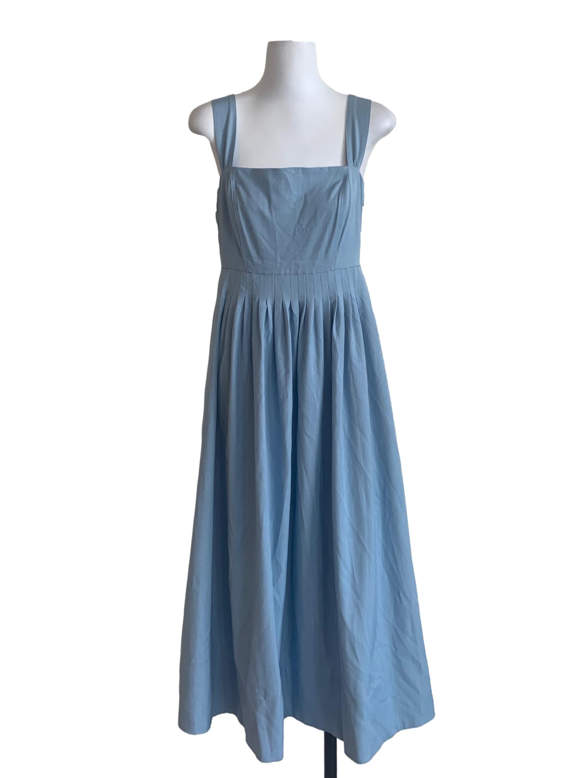 Light Blue Apron Dress