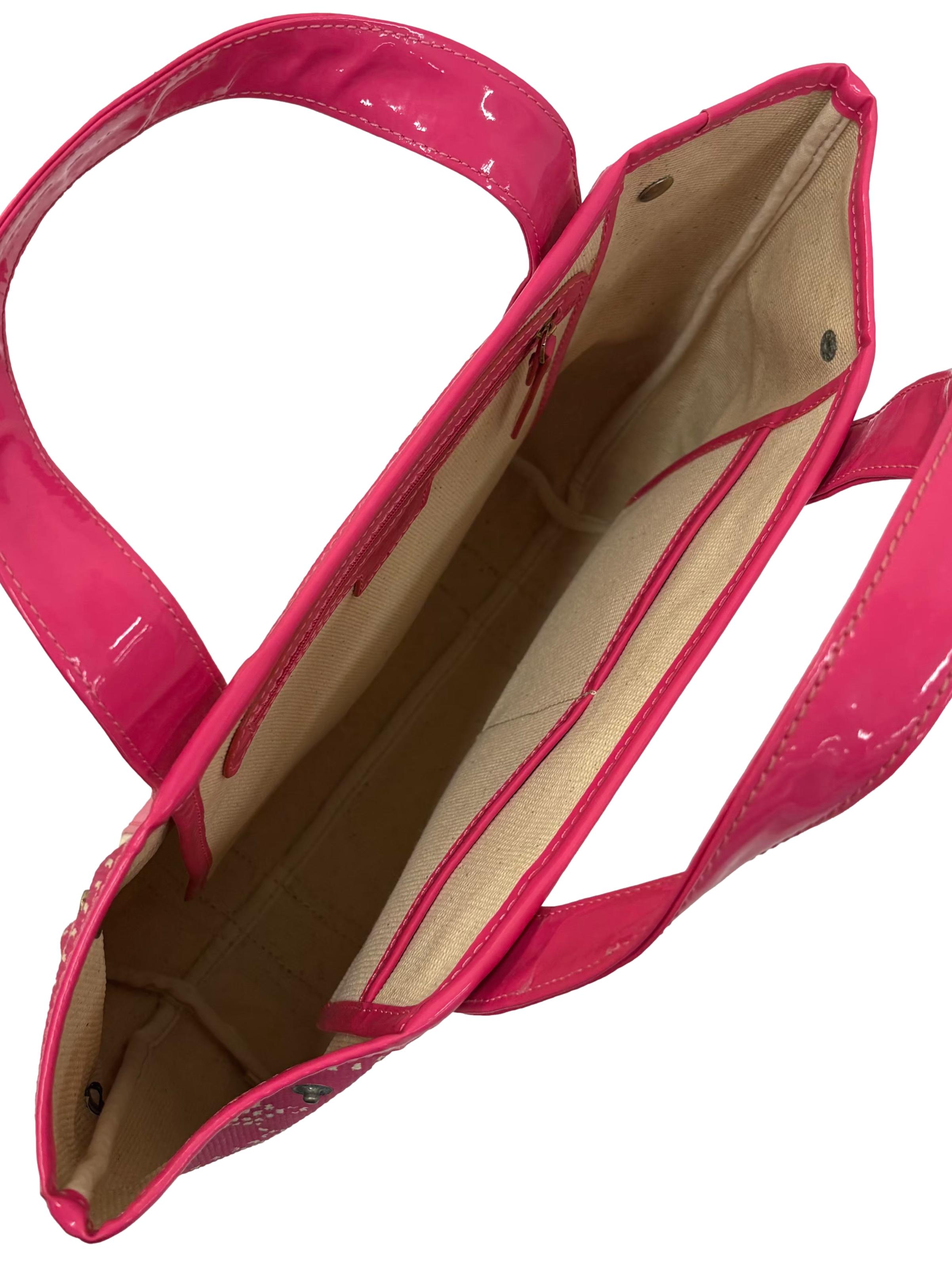 Pink Canvas New York Tote Bag CSN
