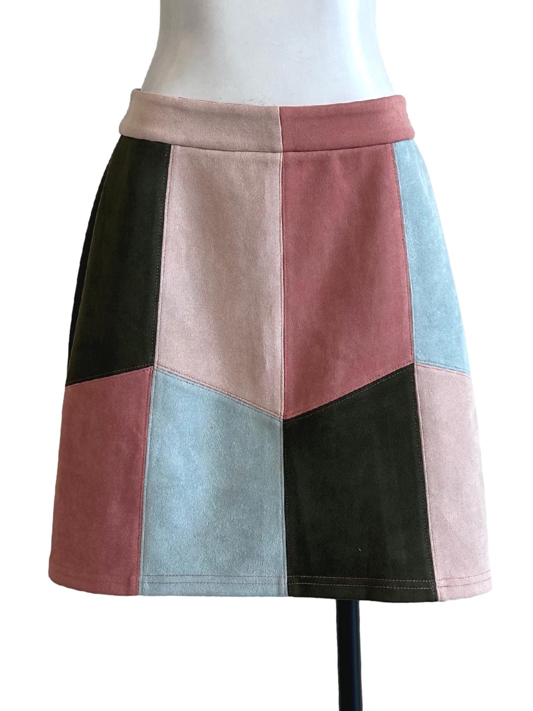 Multicolor A-Line Skirt