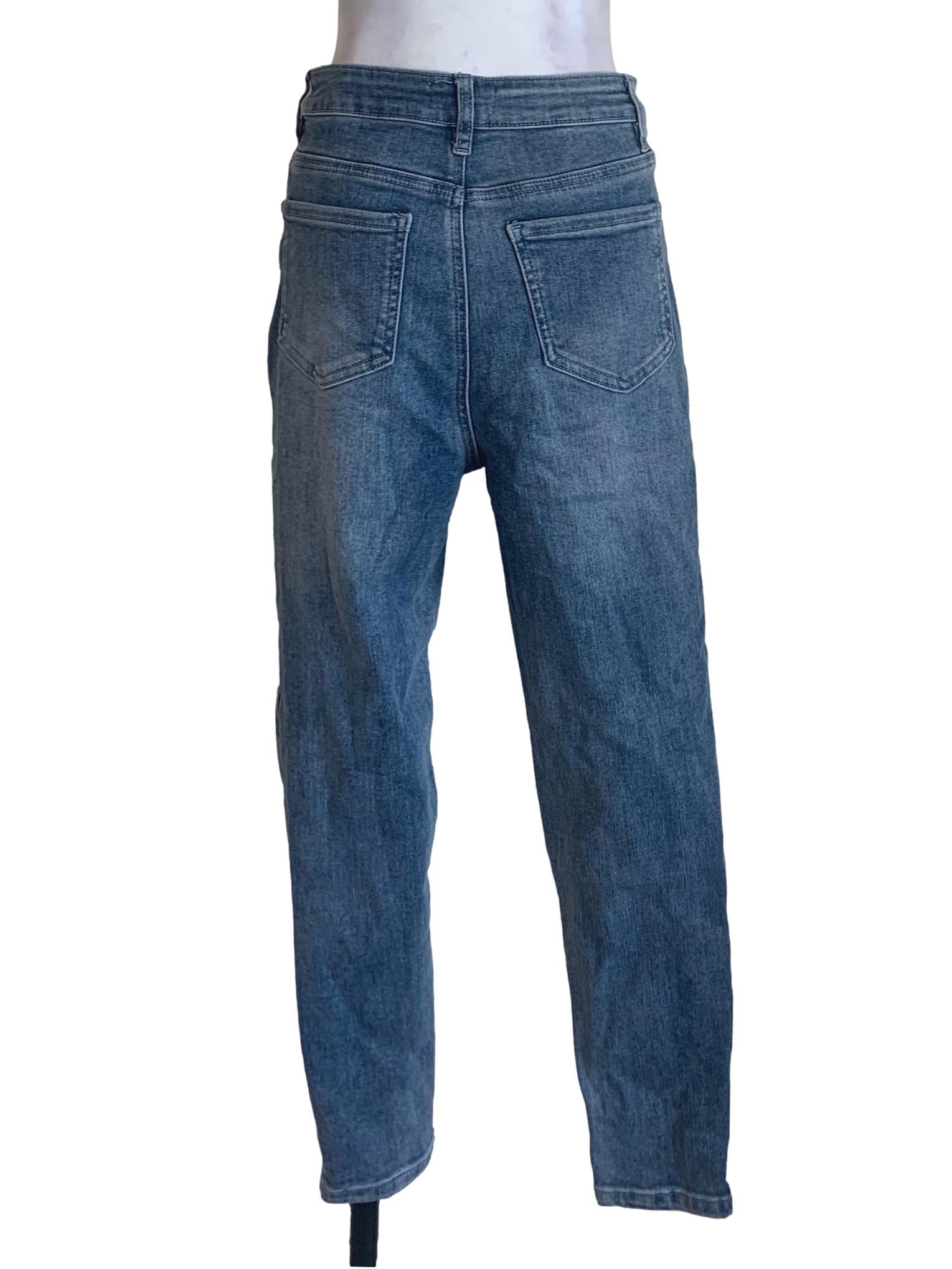 Denim Blue Straight Jeans