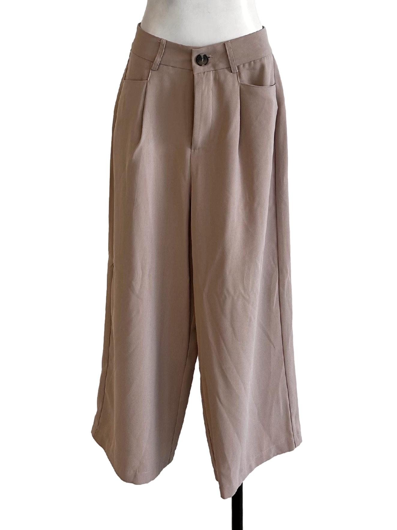 Nude Brown Culottes