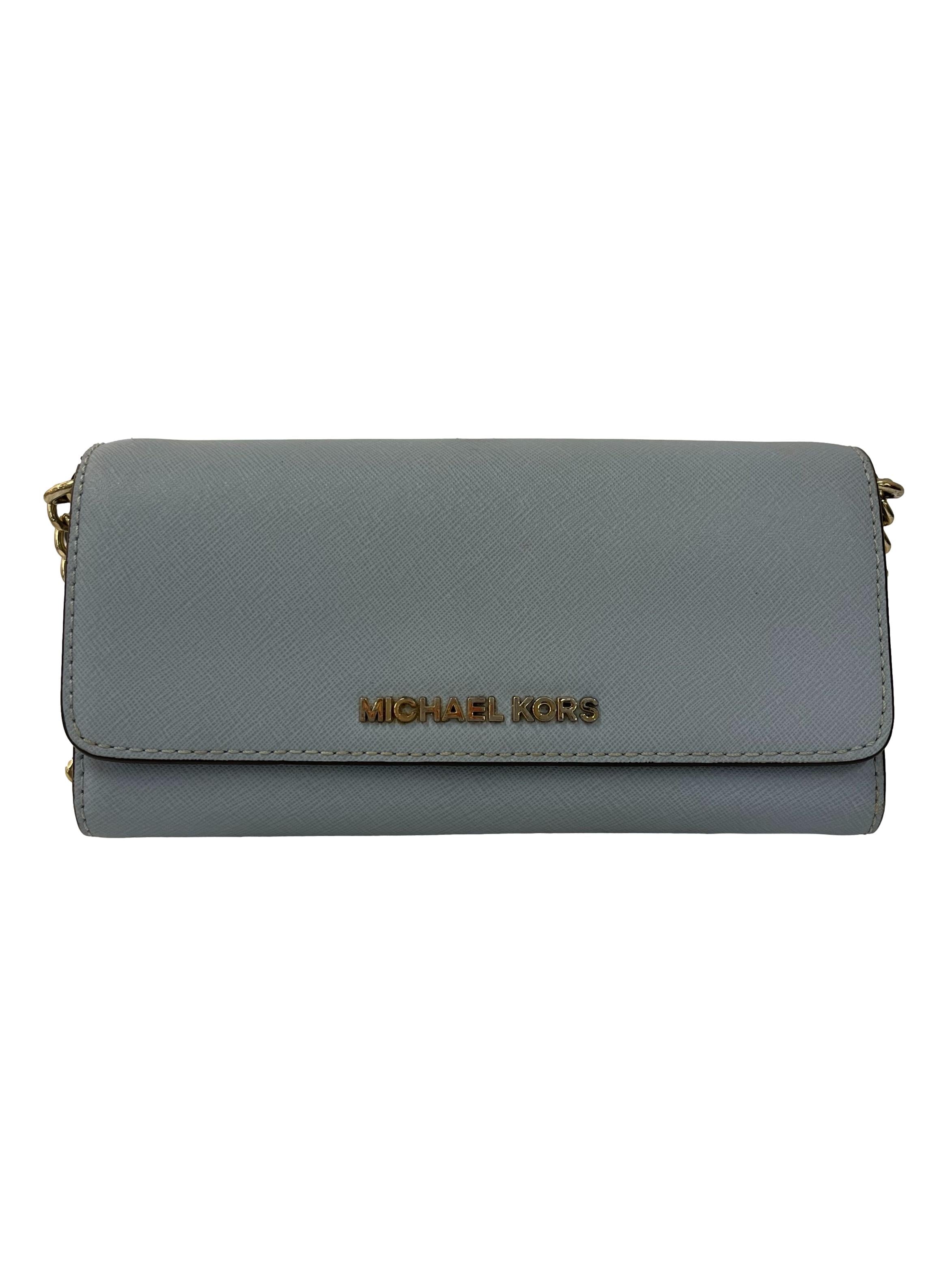 Baby Blue Long Crossbody Bag