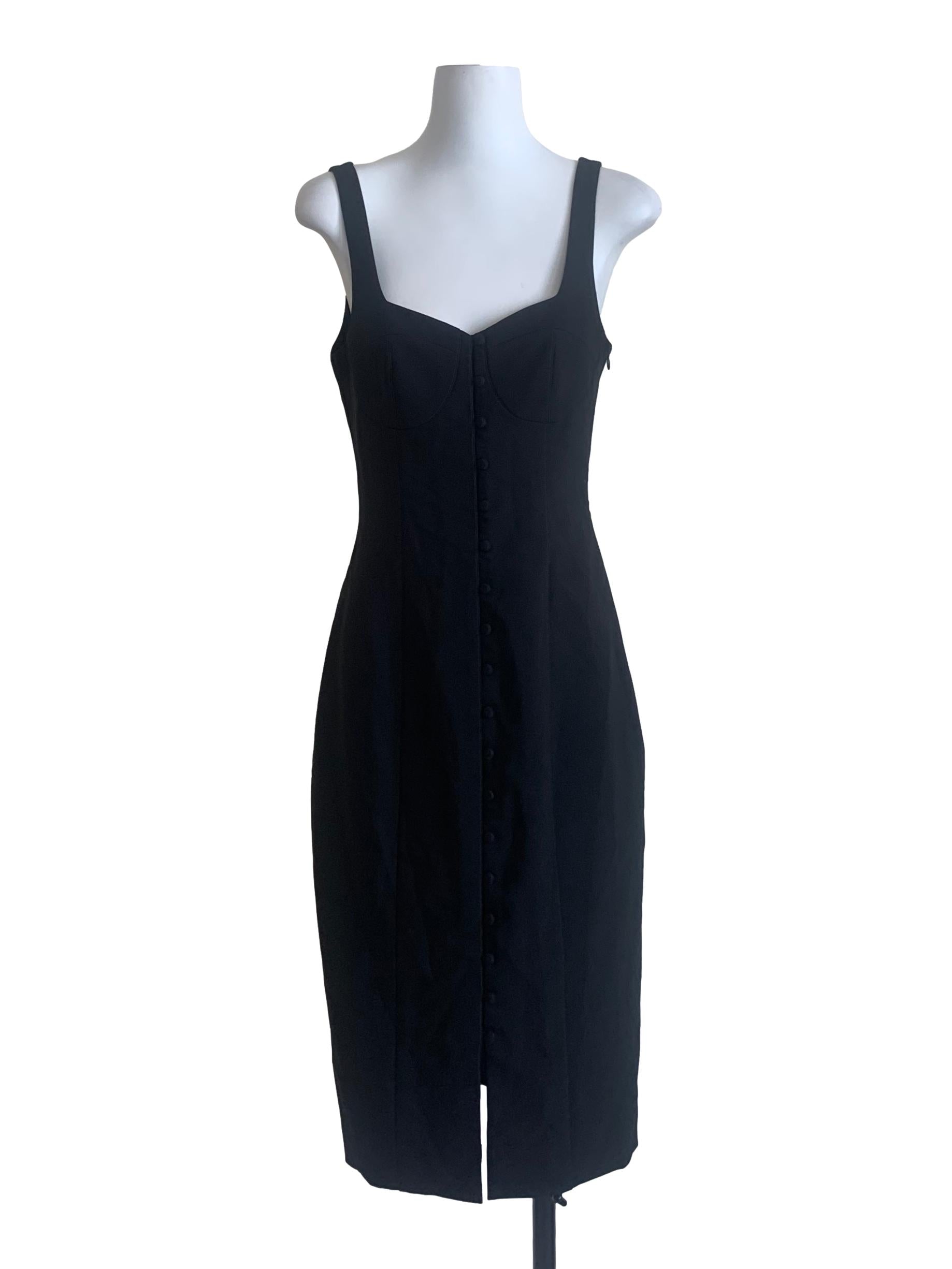 Raven Black Sheath Dress