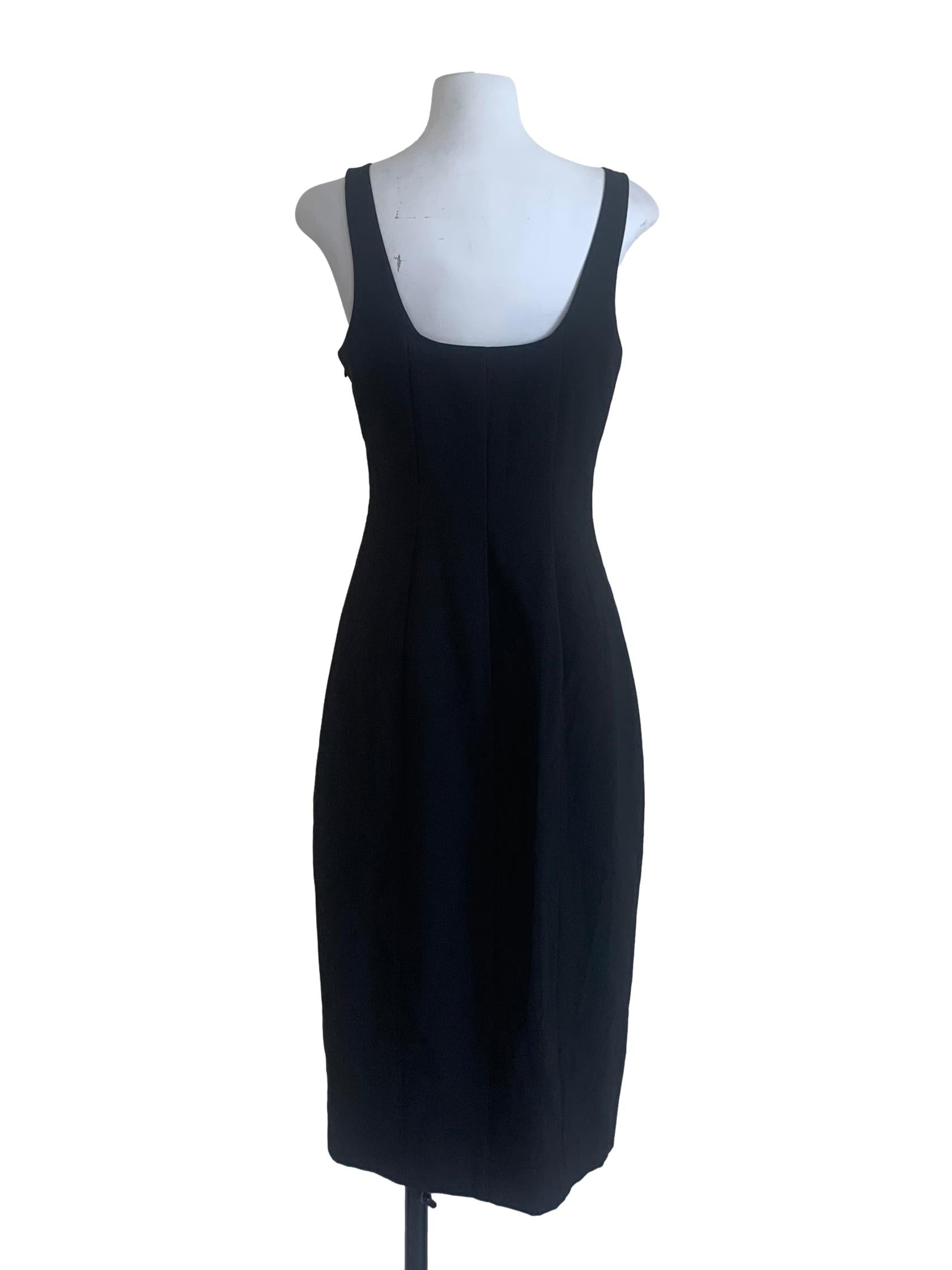 Raven Black Sheath Dress