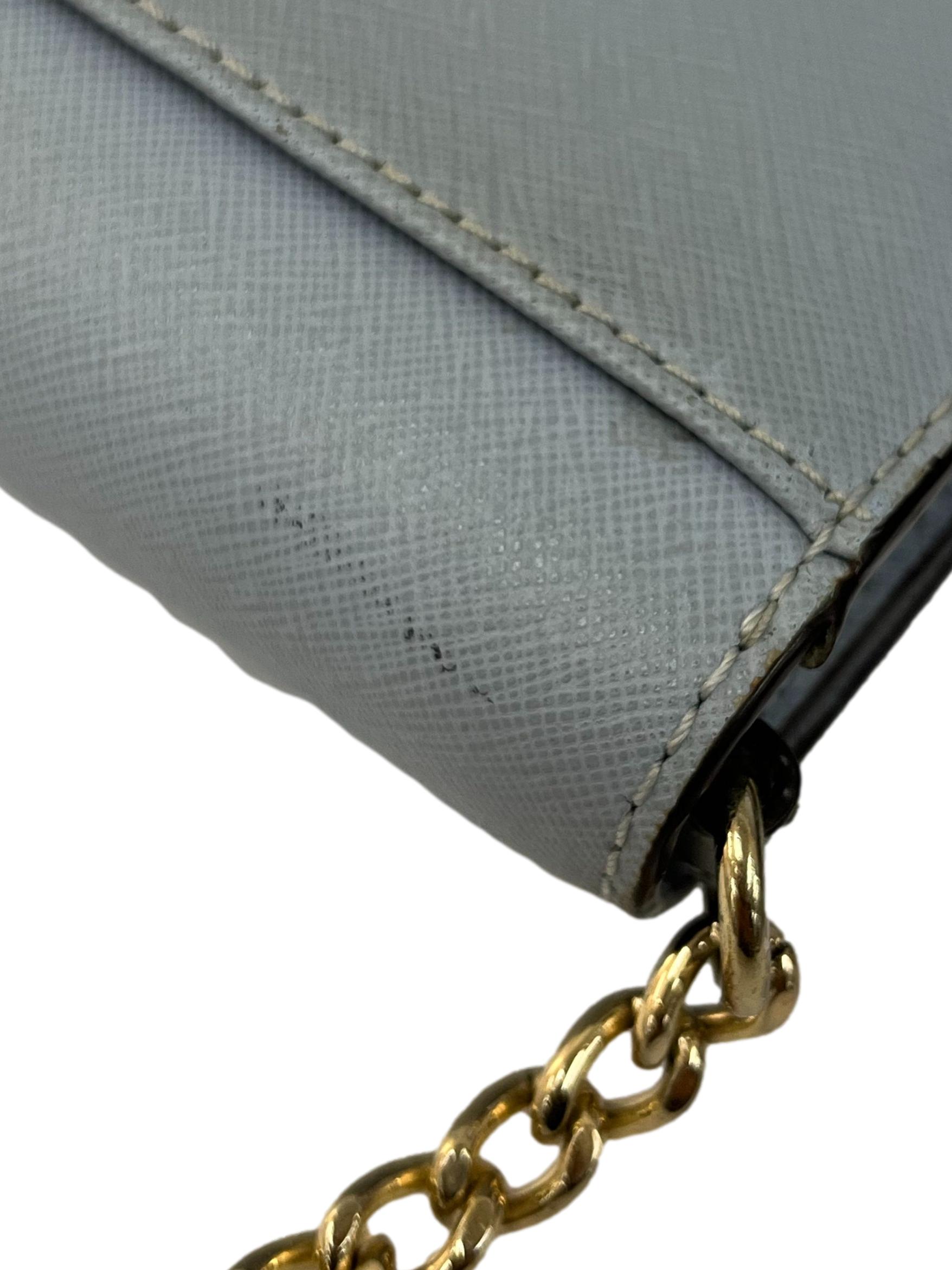 Baby Blue Long Crossbody Bag