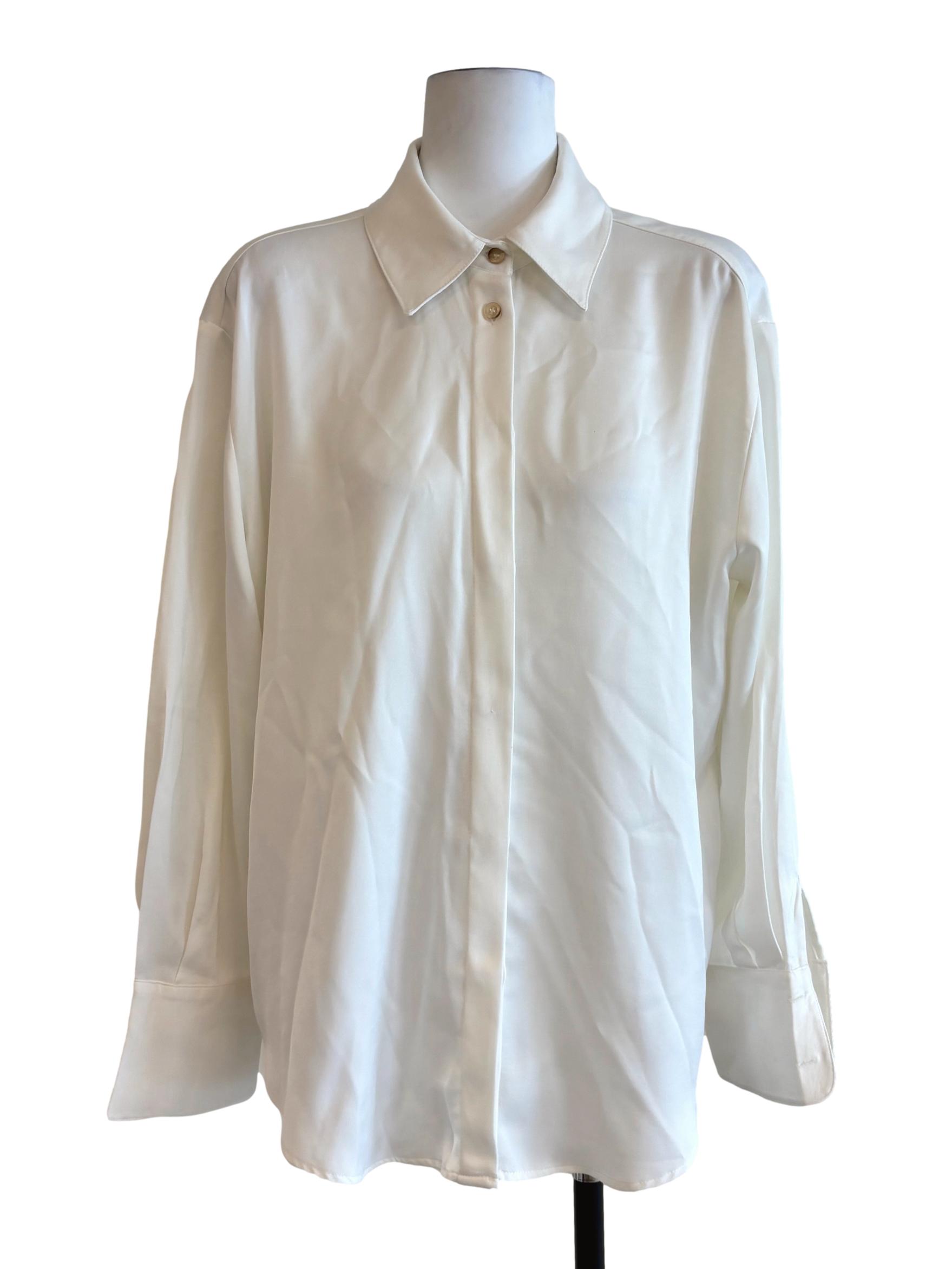 Daisy White Buttoned Shirt
