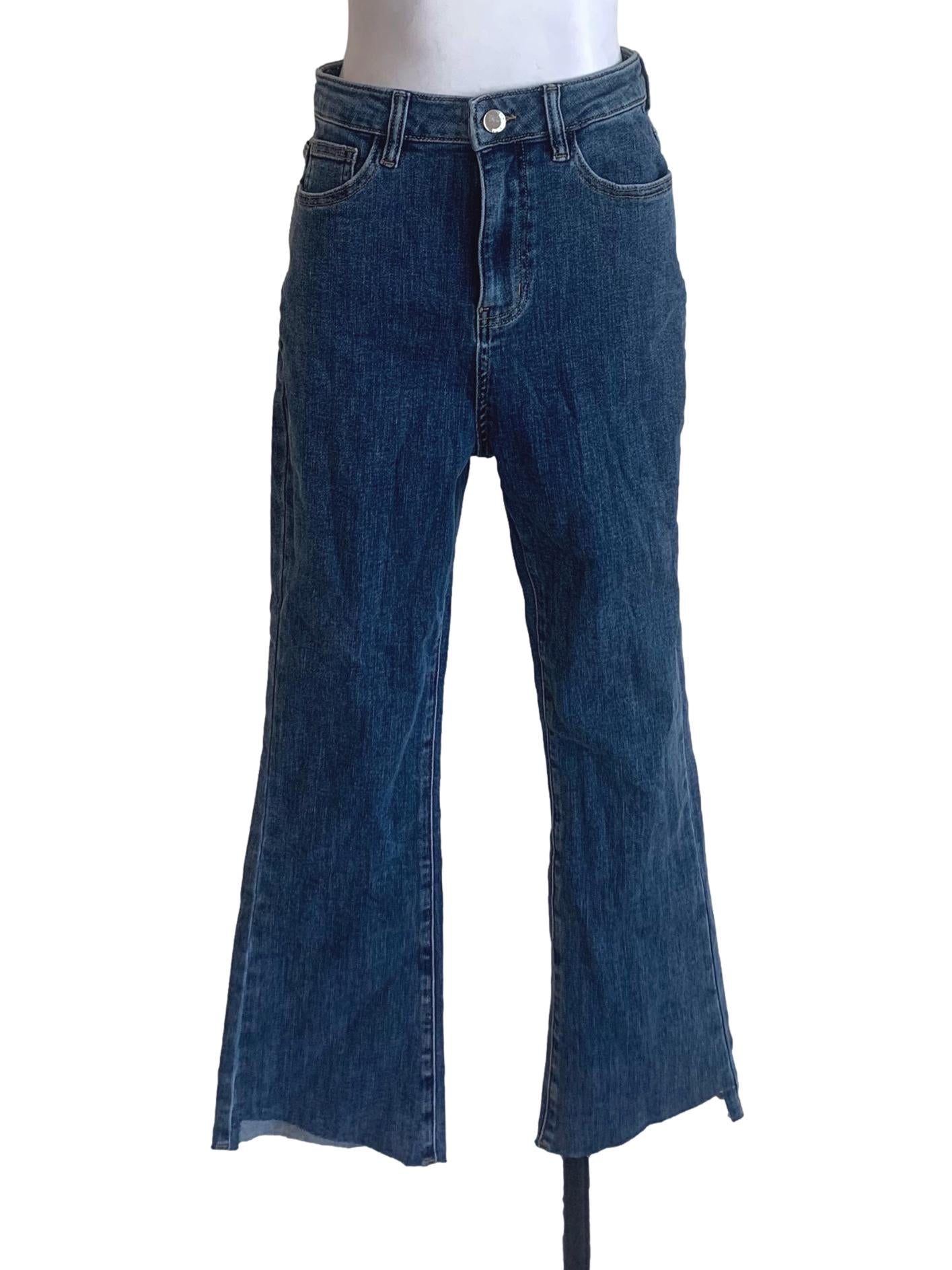 Denim Blue Straight Jeans