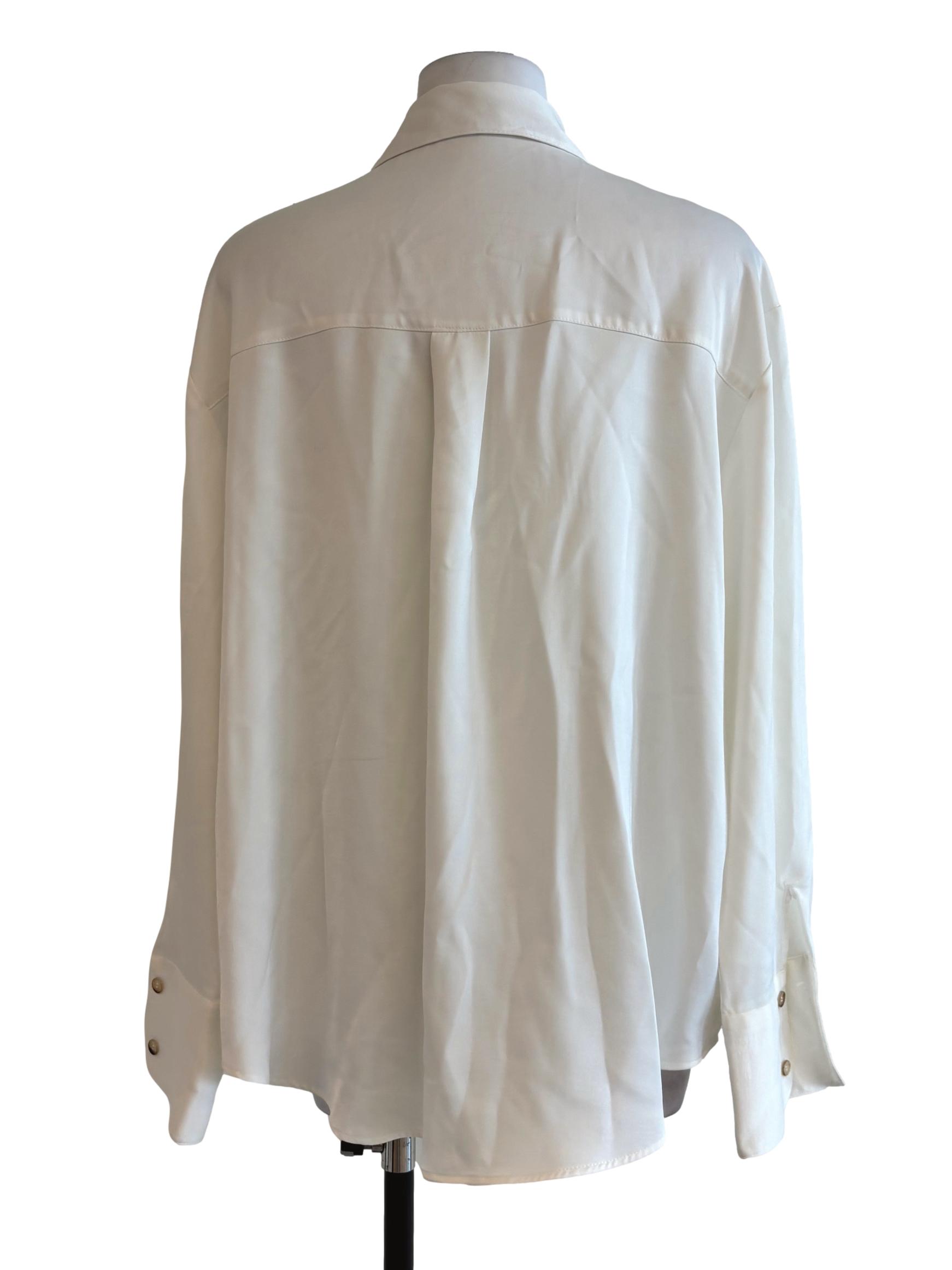 Daisy White Buttoned Shirt