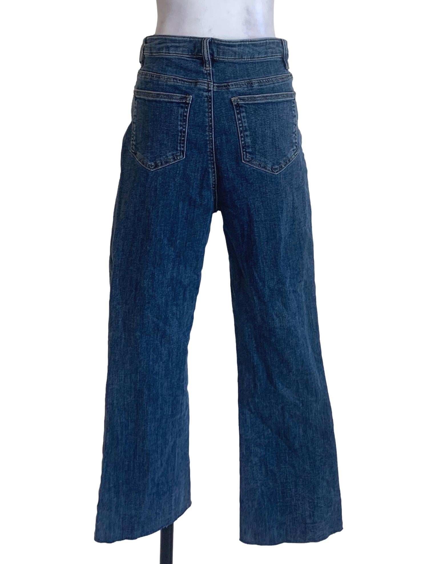 Denim Blue Straight Jeans