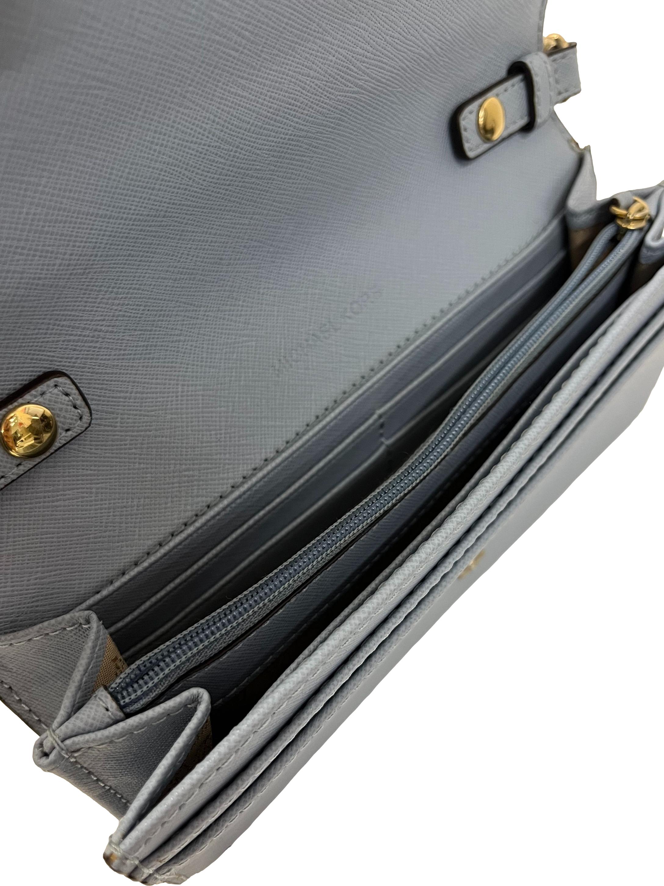 Baby Blue Long Crossbody Bag