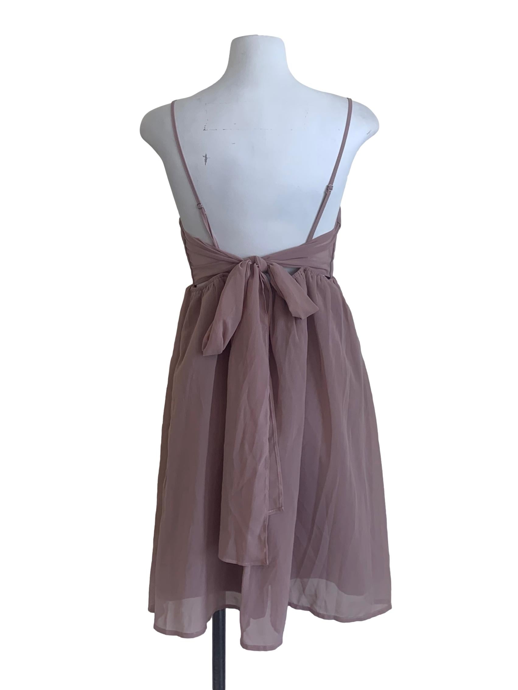 Grape Purple Spaghetti Strap Dress