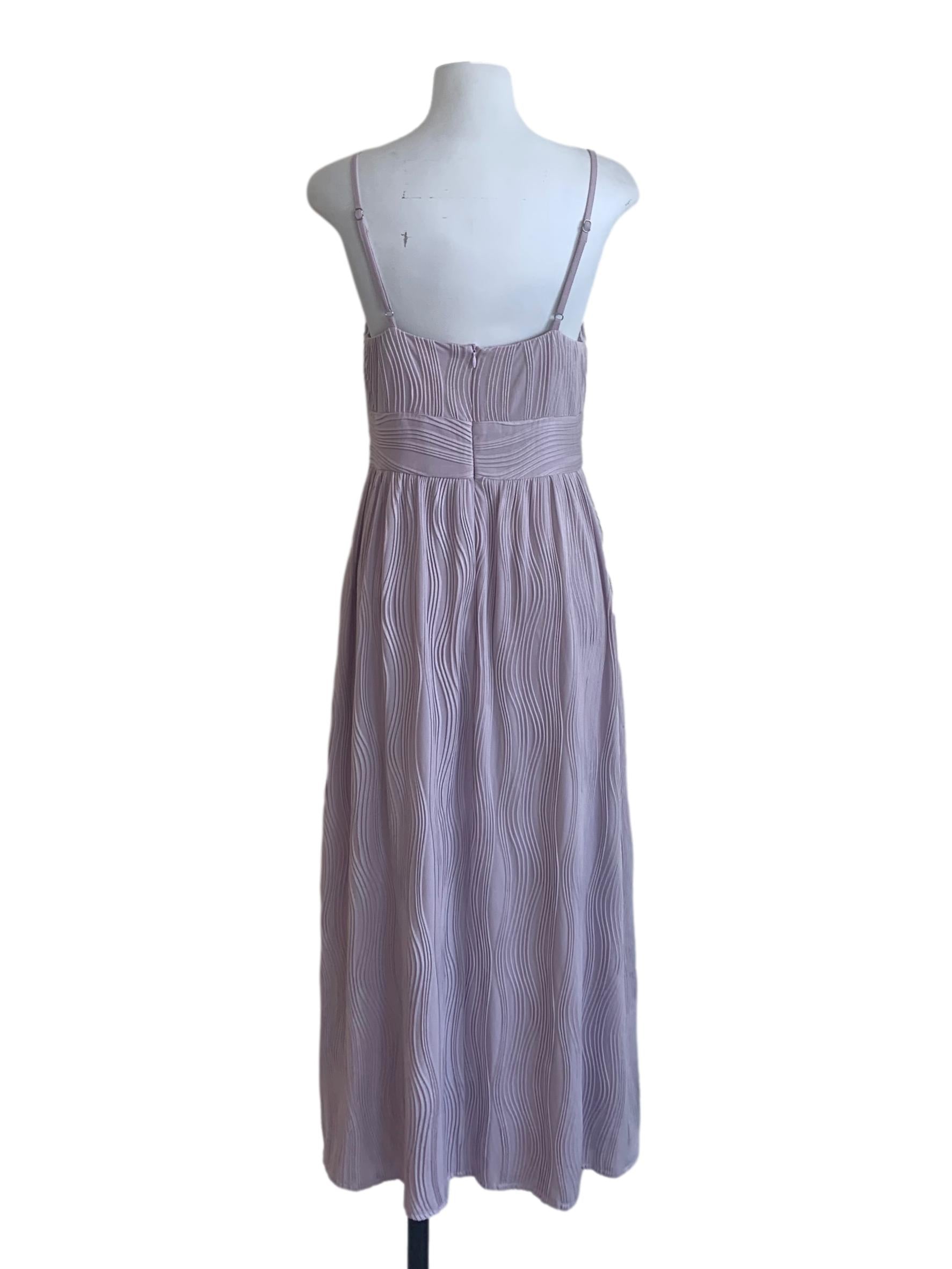 Heather Purple Spaghetti Strap Dress