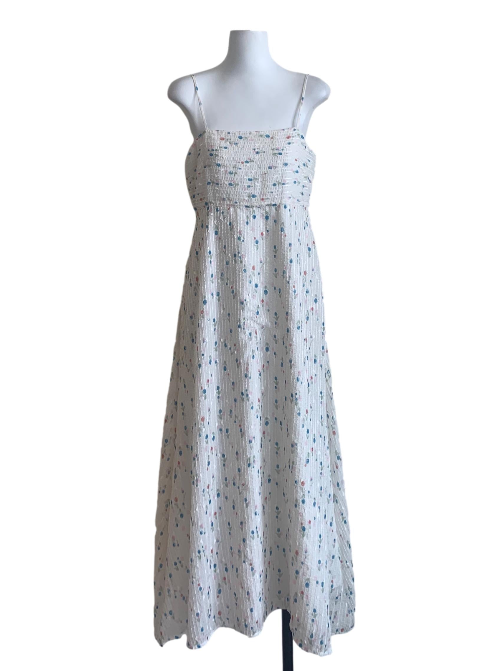 Daisy White Pattern Dress