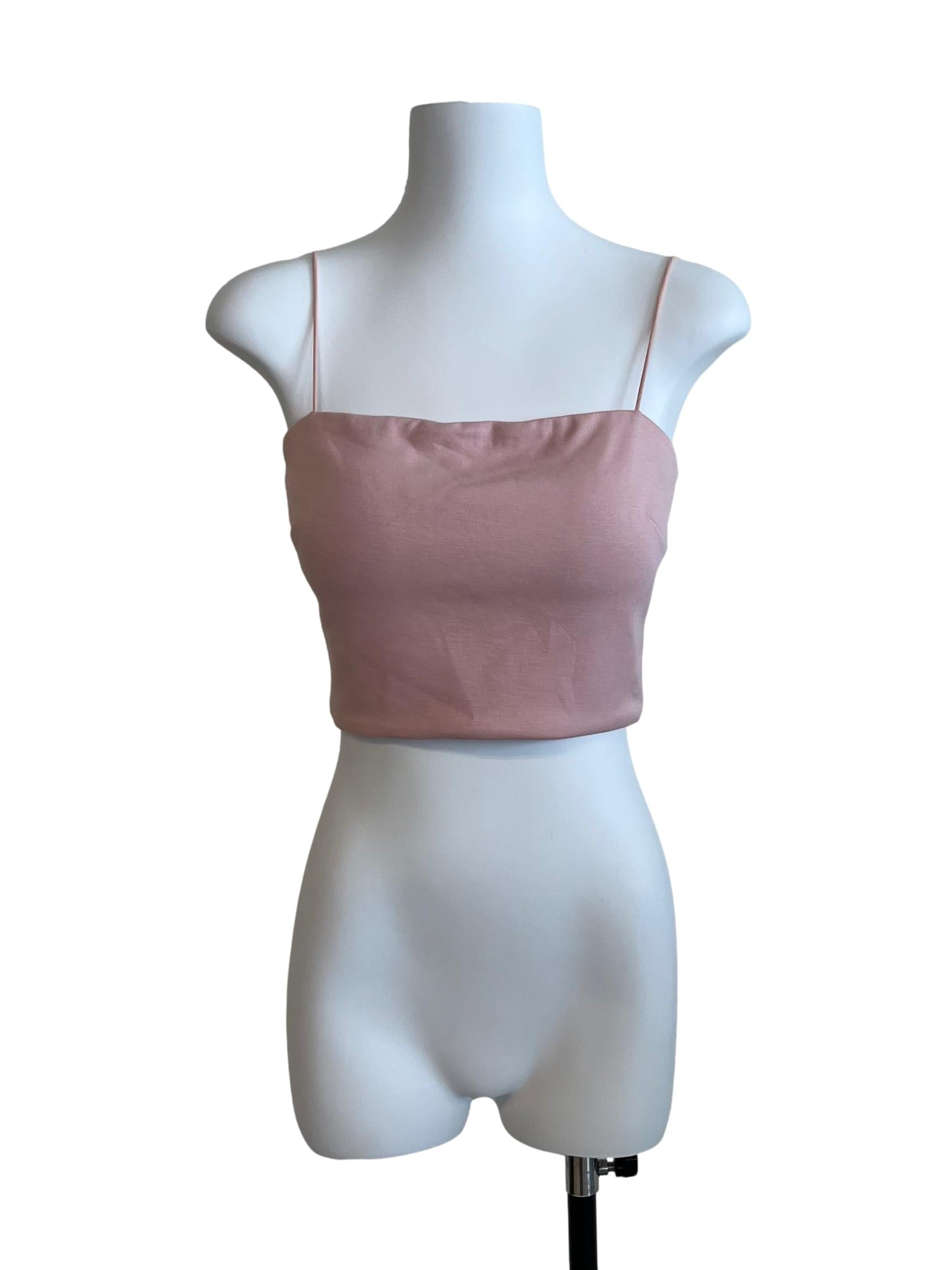 Blush Pink Spaghetti Strap Top