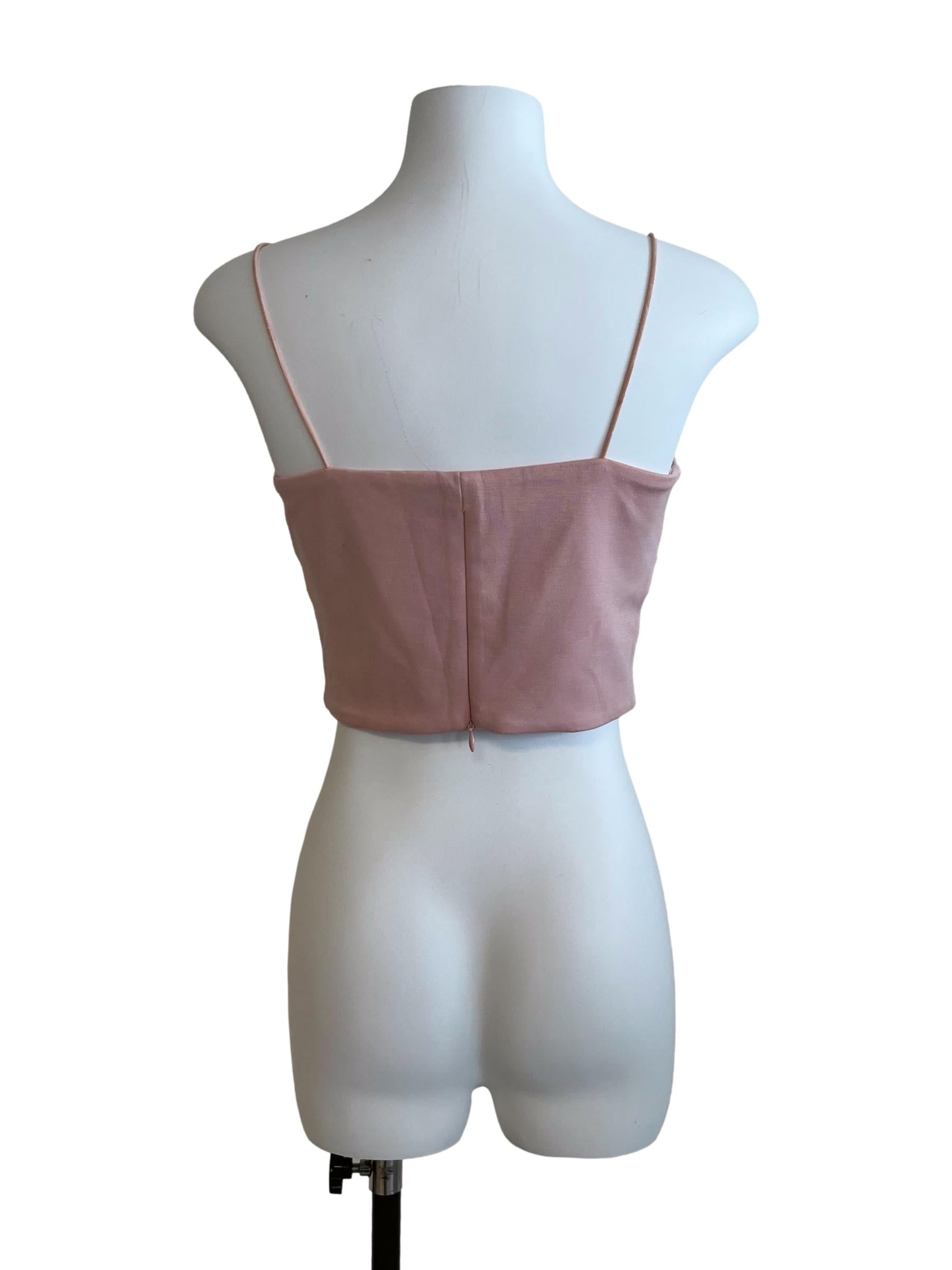 Blush Pink Spaghetti Strap Top