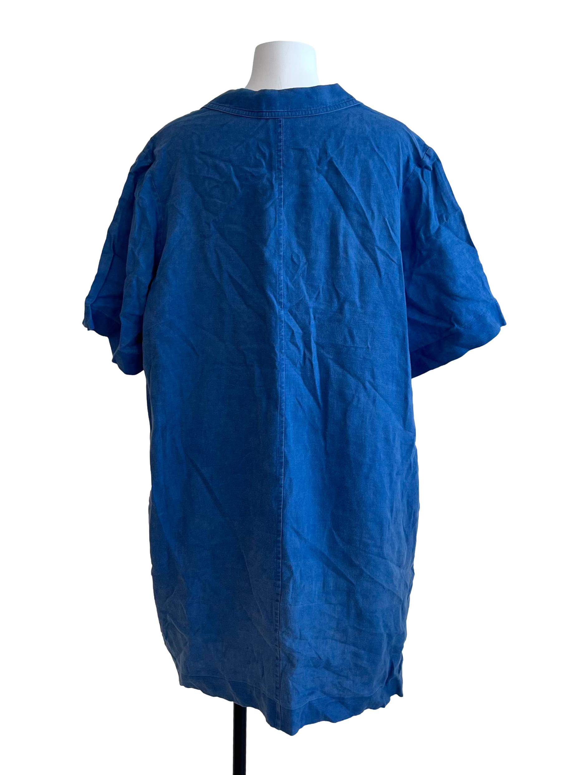 Denim Blue Knee Length Dress