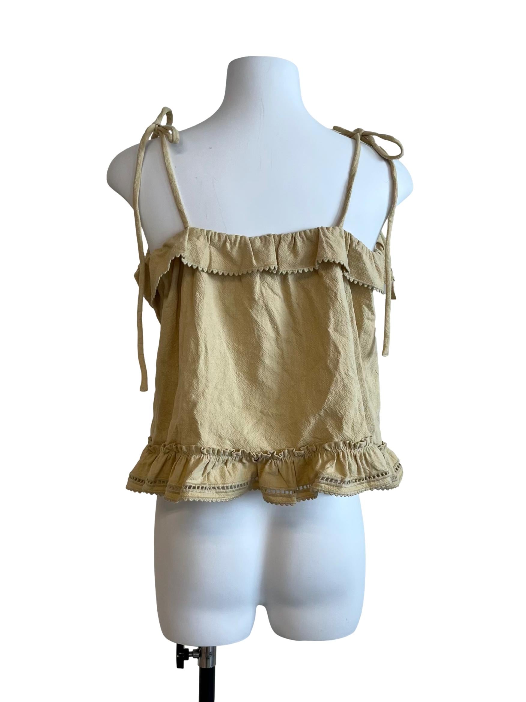 Tortilla Brown Cropped Top