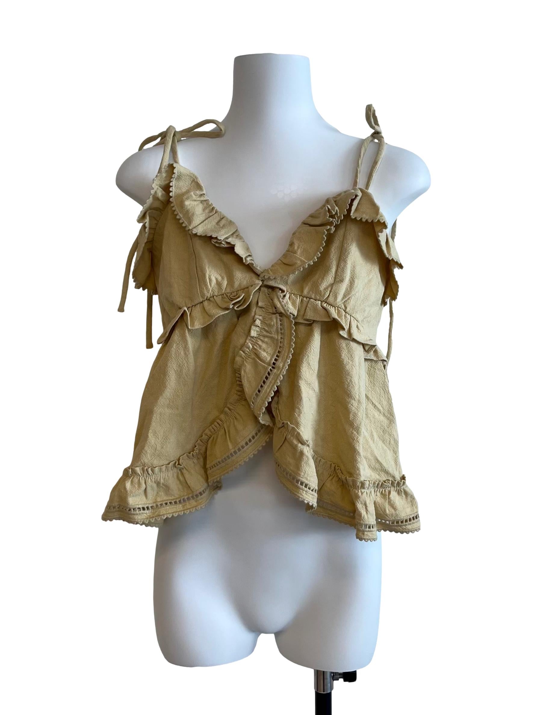 Tortilla Brown Cropped Top