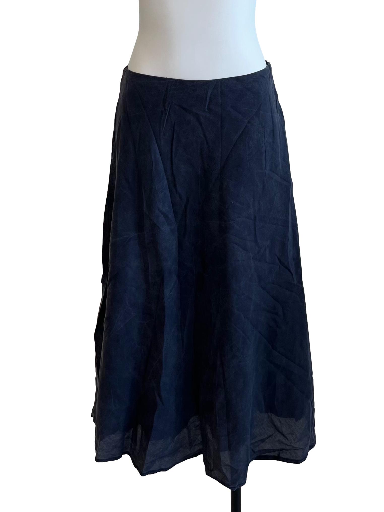 Anchor Grey Midi Skirt
