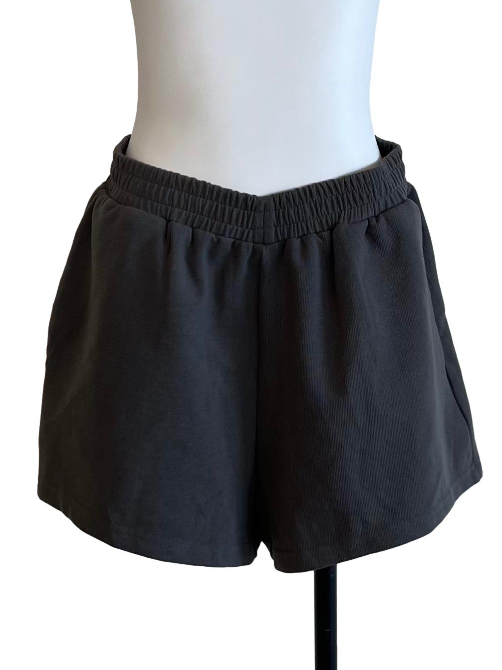 Graphite Grey Casual Shorts
