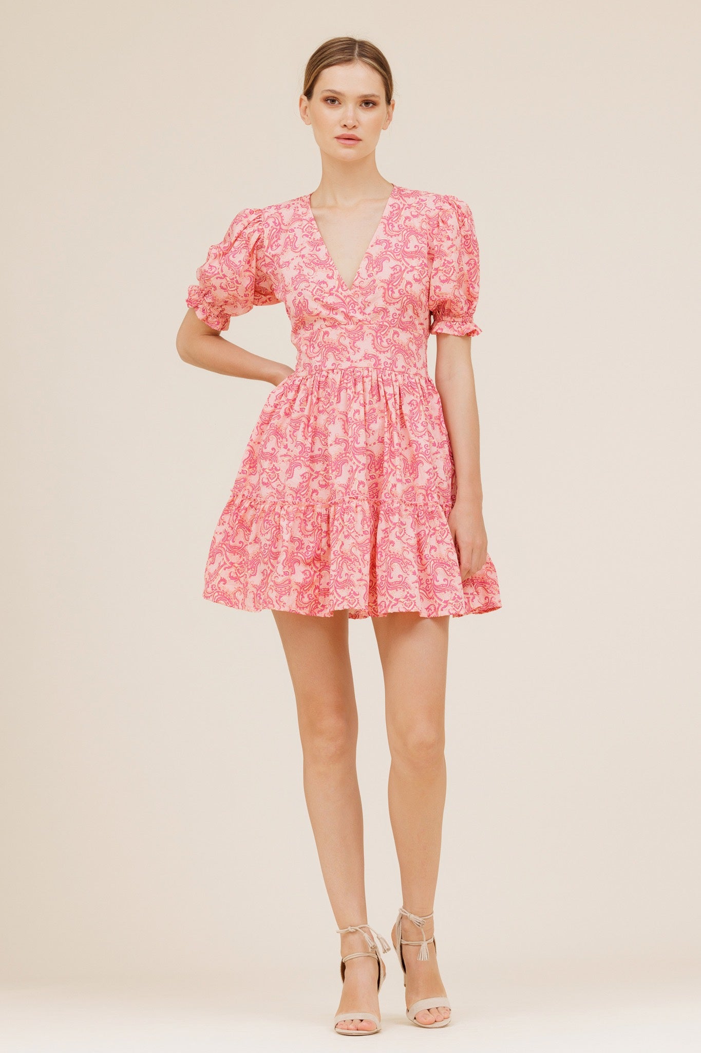 Blair Mini Dress In Rosette - Pink CSN