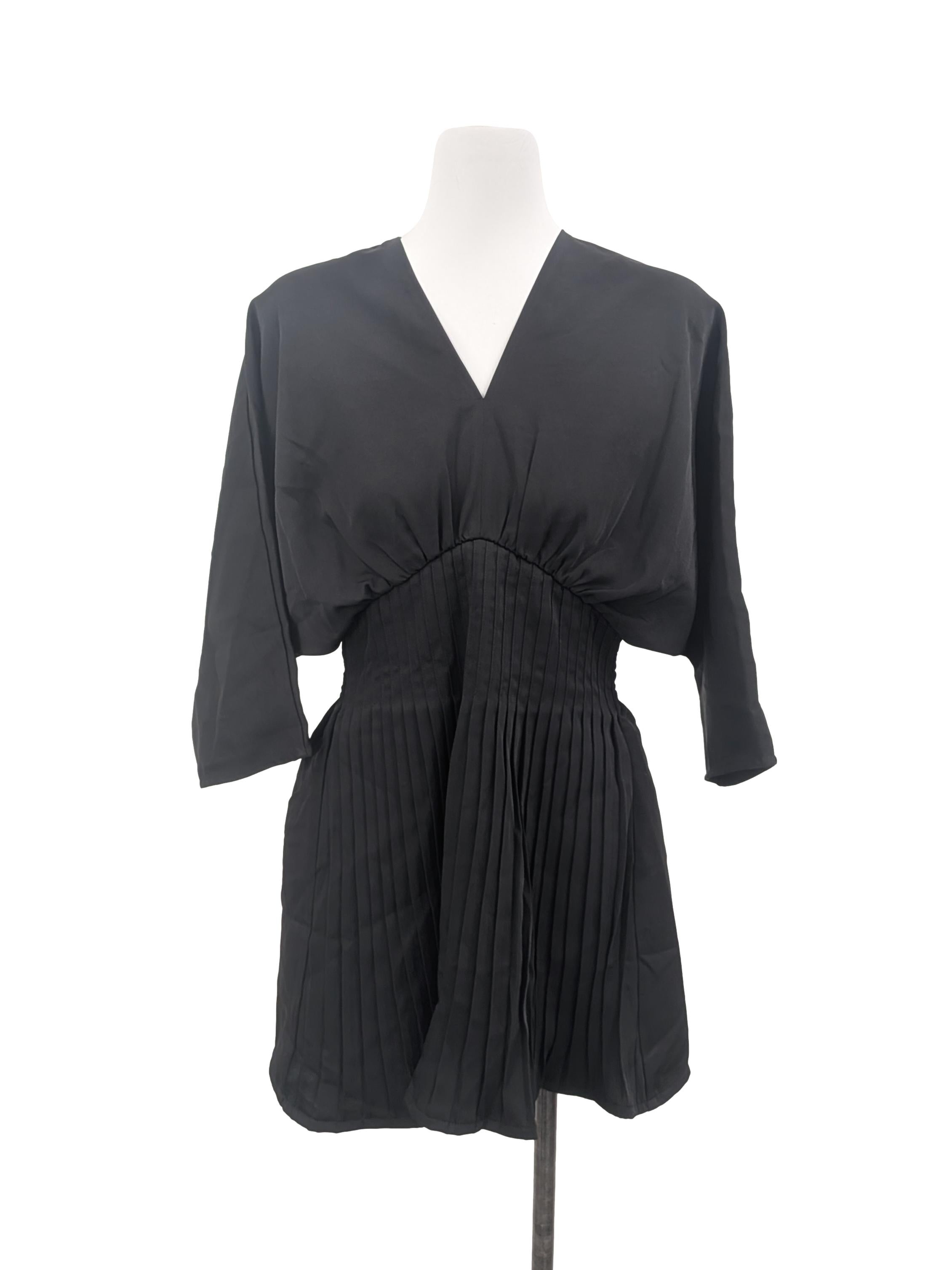Black Half Sleeve Dress