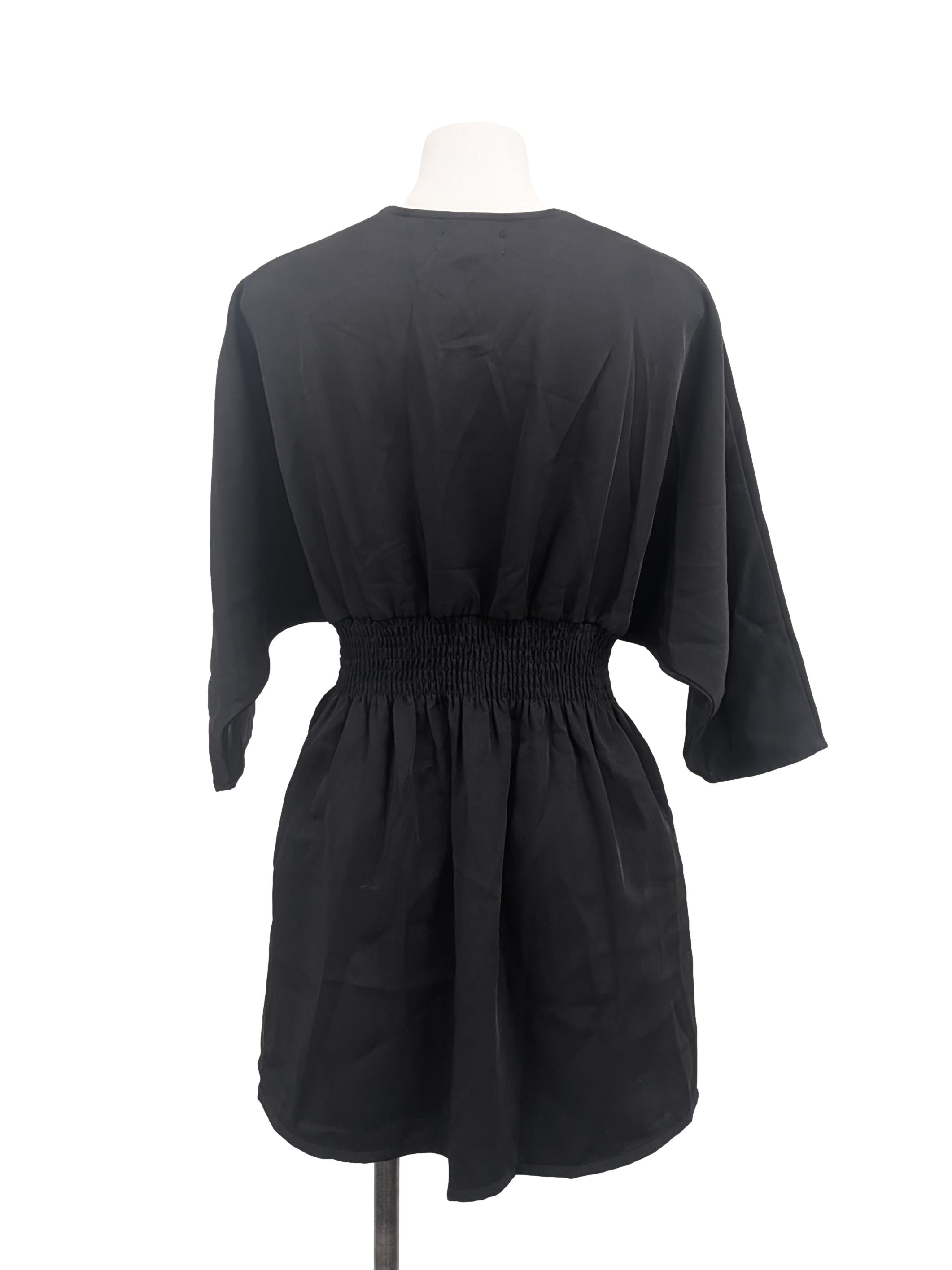 Black Half Sleeve Dress