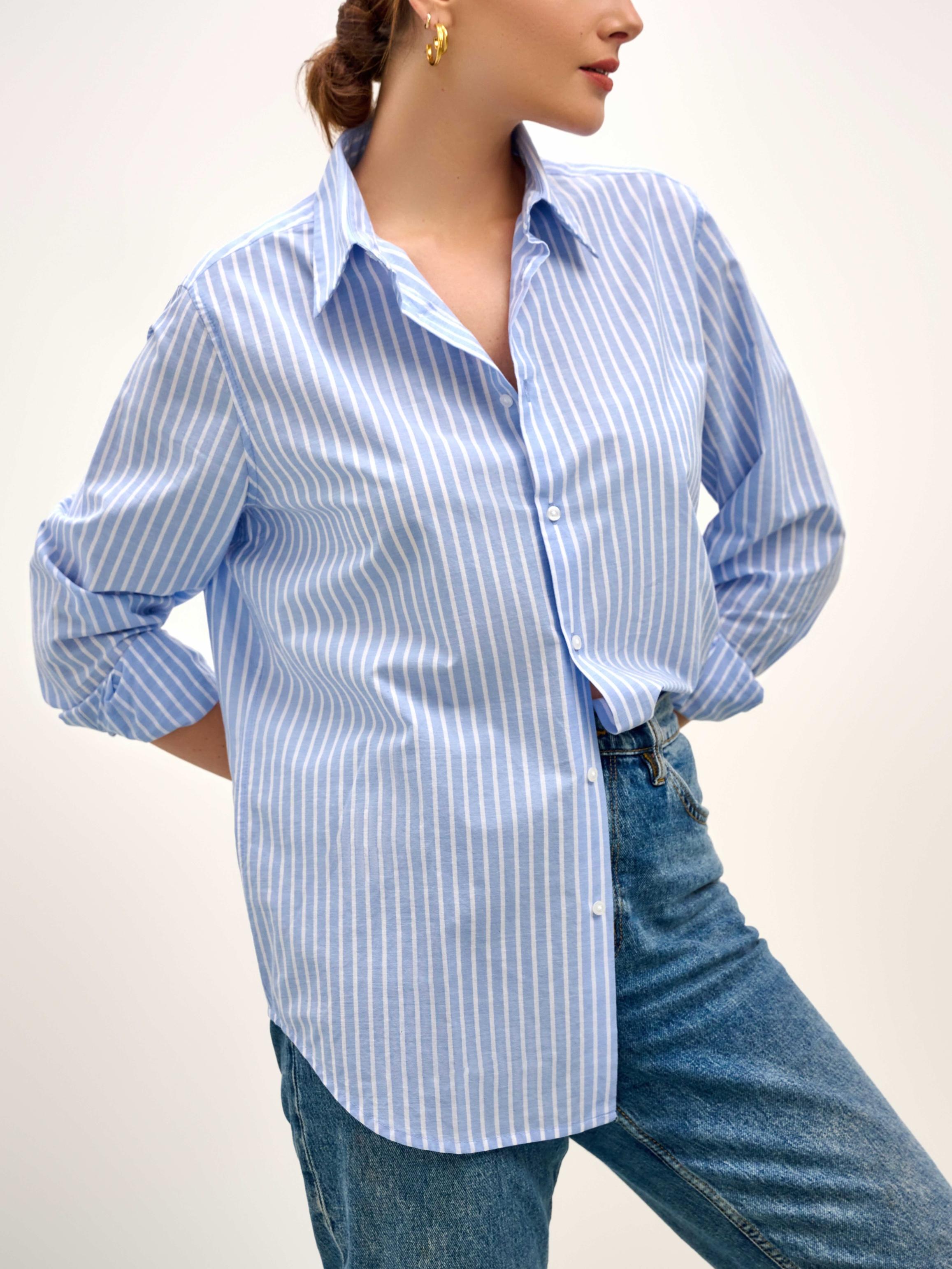 Avery ShirtIn Blue Pinstripe CSN