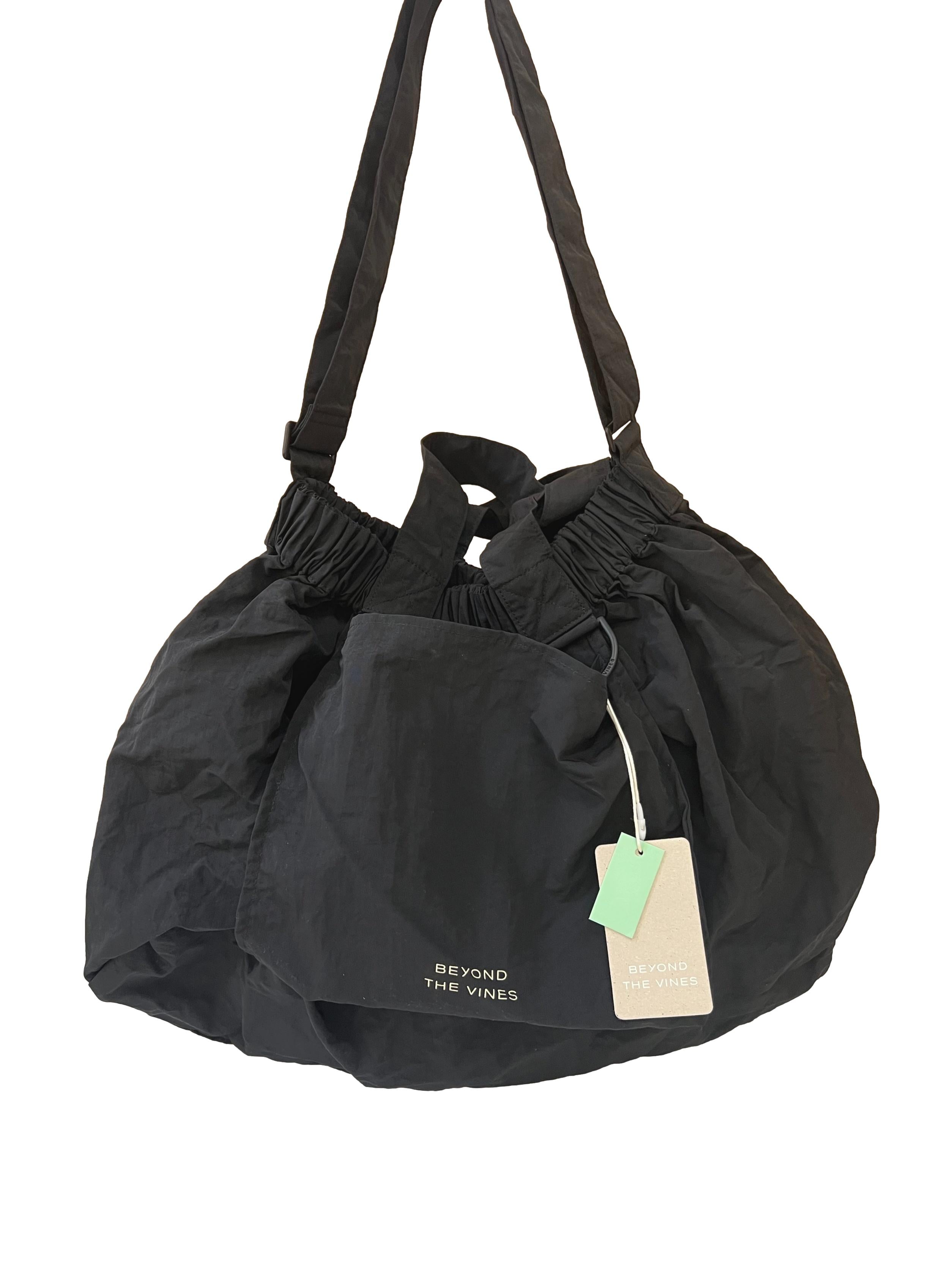Black Dumpling Bag In XL