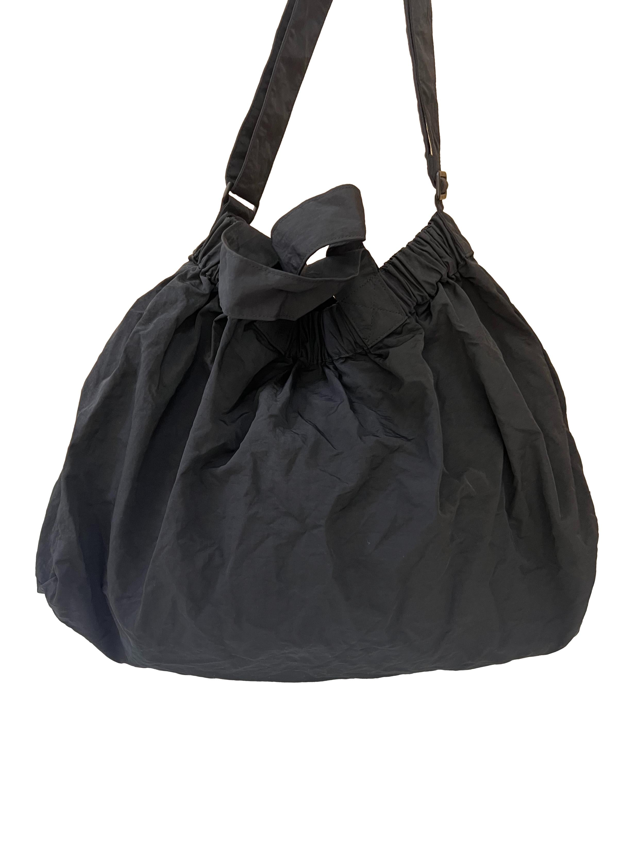 Black Dumpling Bag In XL
