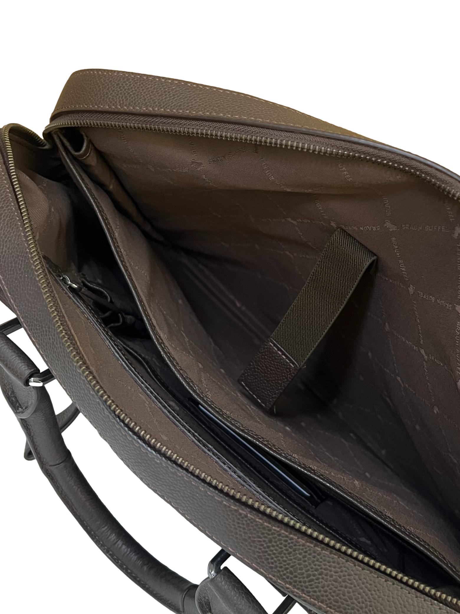 Brown Leather Braun Buffel Briefcase