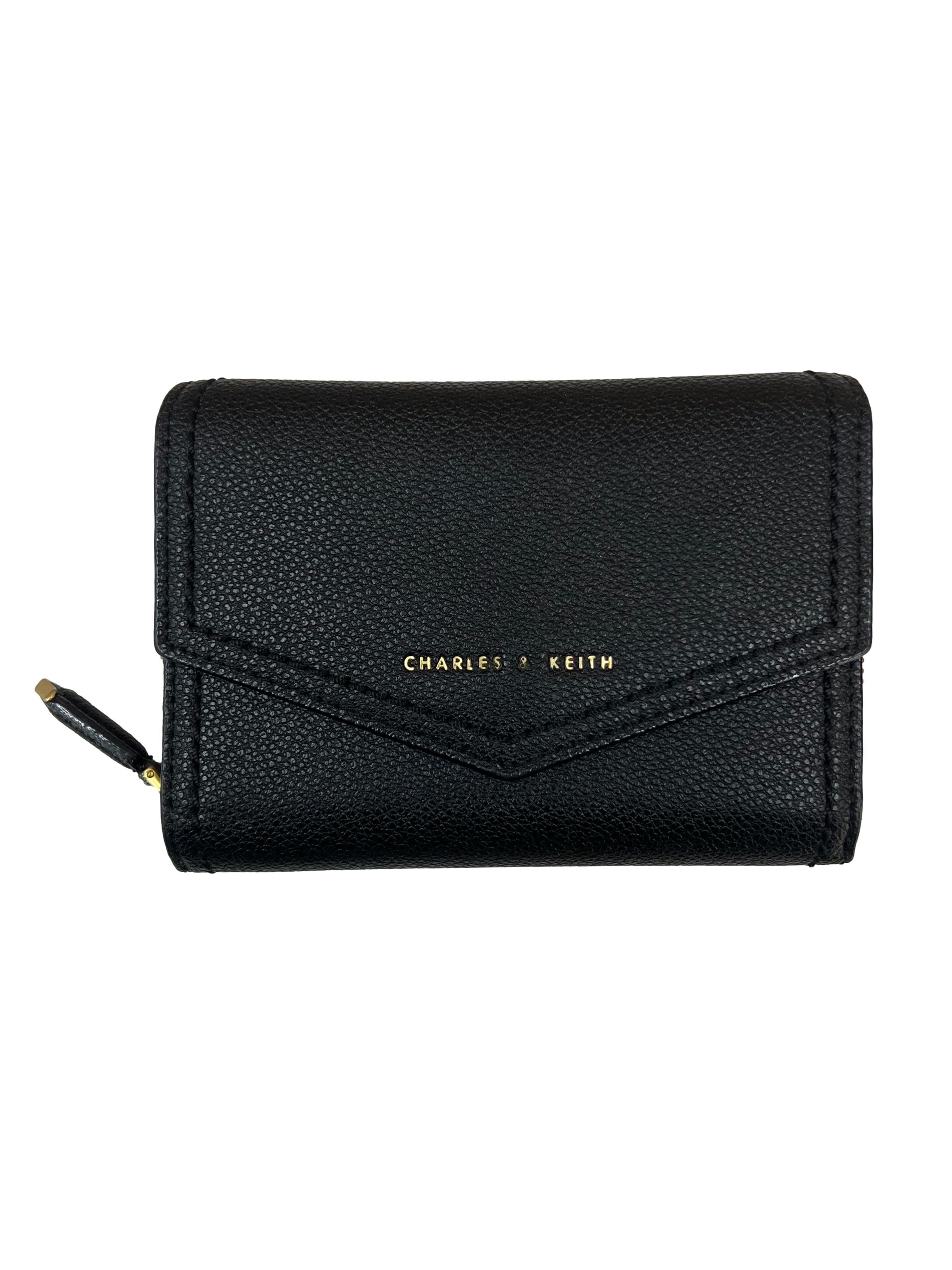 Black Envelope Short Wallet