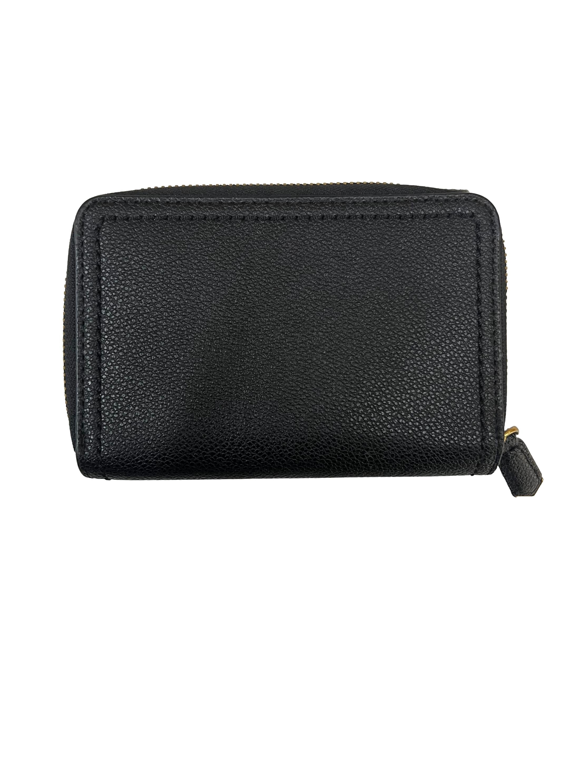 Black Envelope Short Wallet