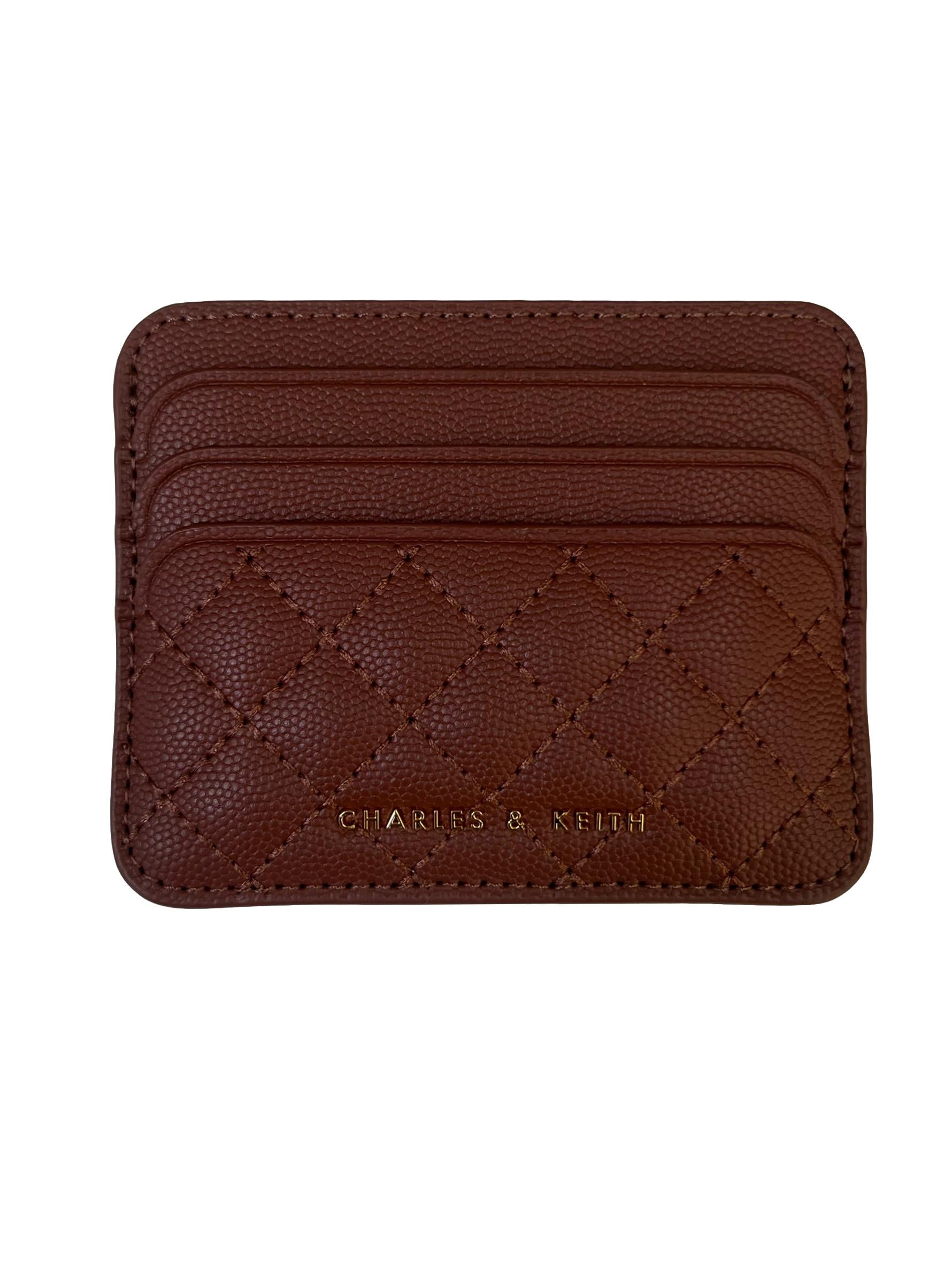 Chocolate Quilted Card Holder