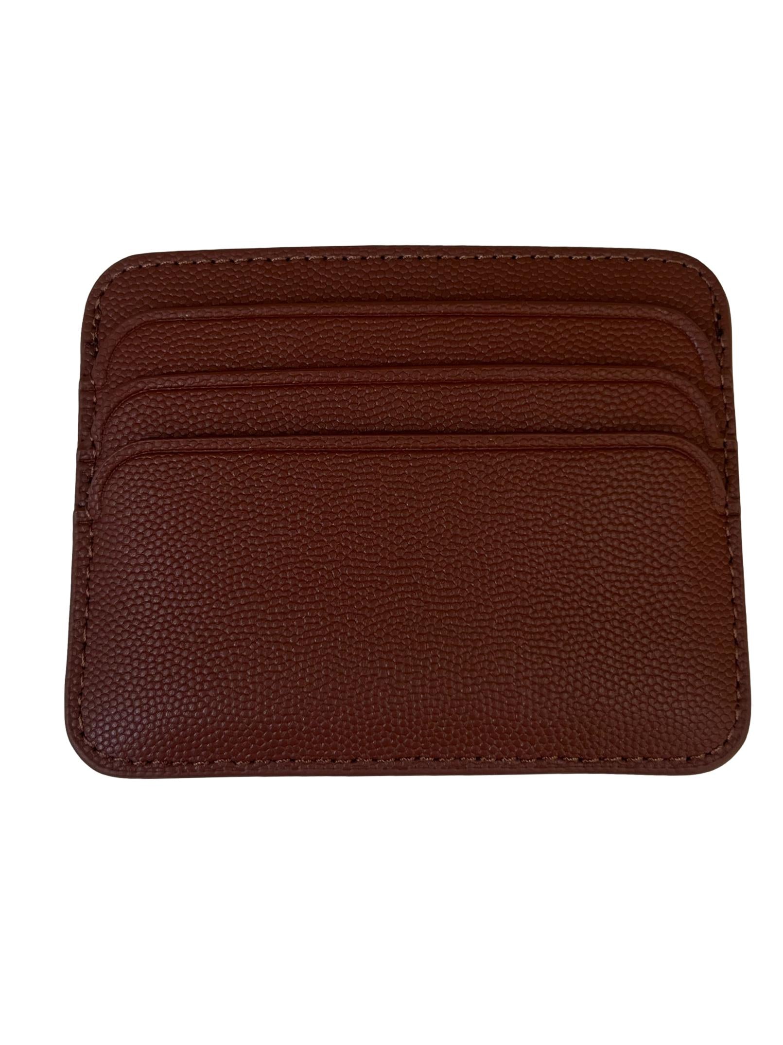 Chocolate Quilted Card Holder