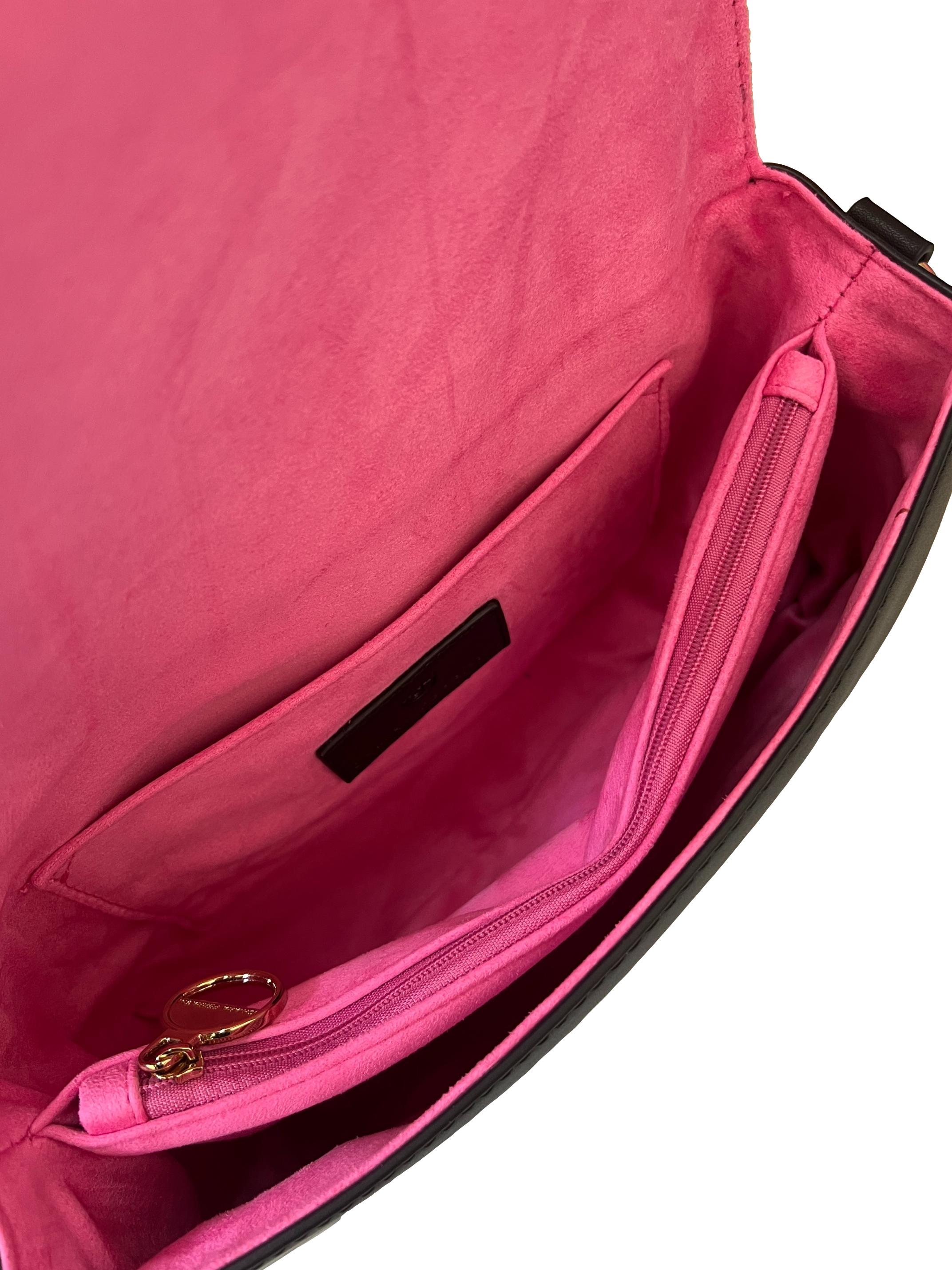 Black Two-Way Crossbody Bag