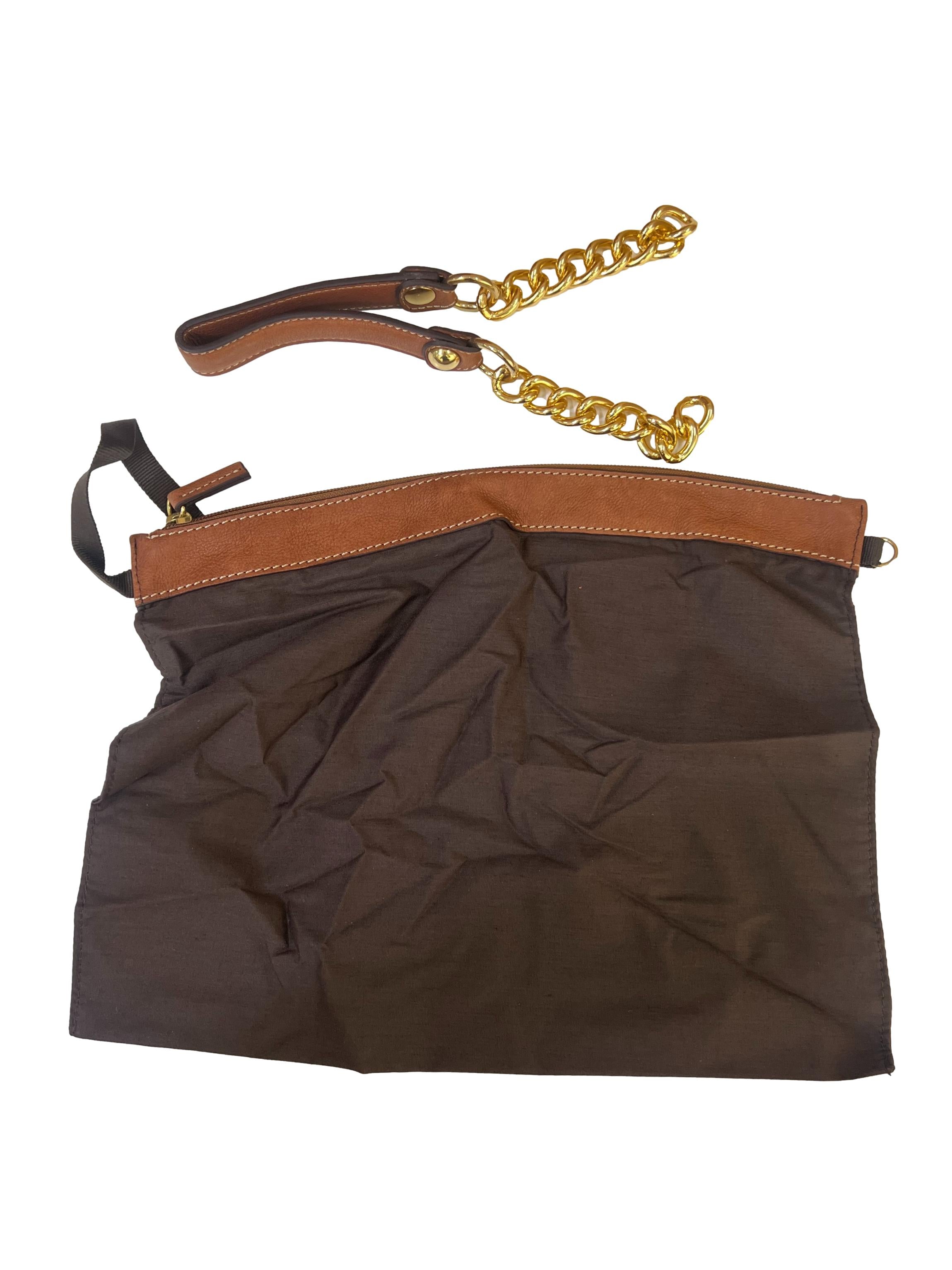 Brown Vintage Bucket Bag