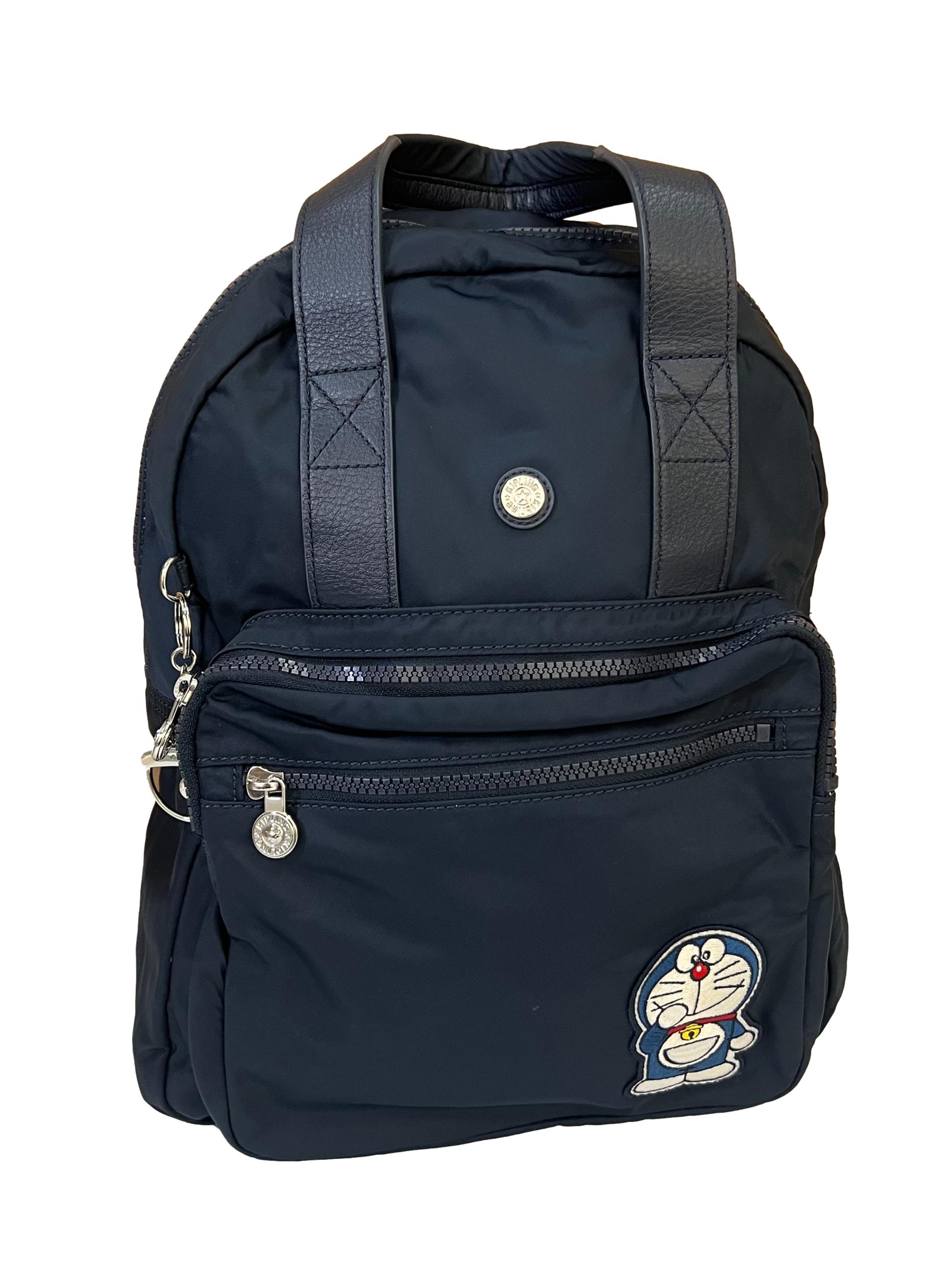 Nylon Navy Backpack
