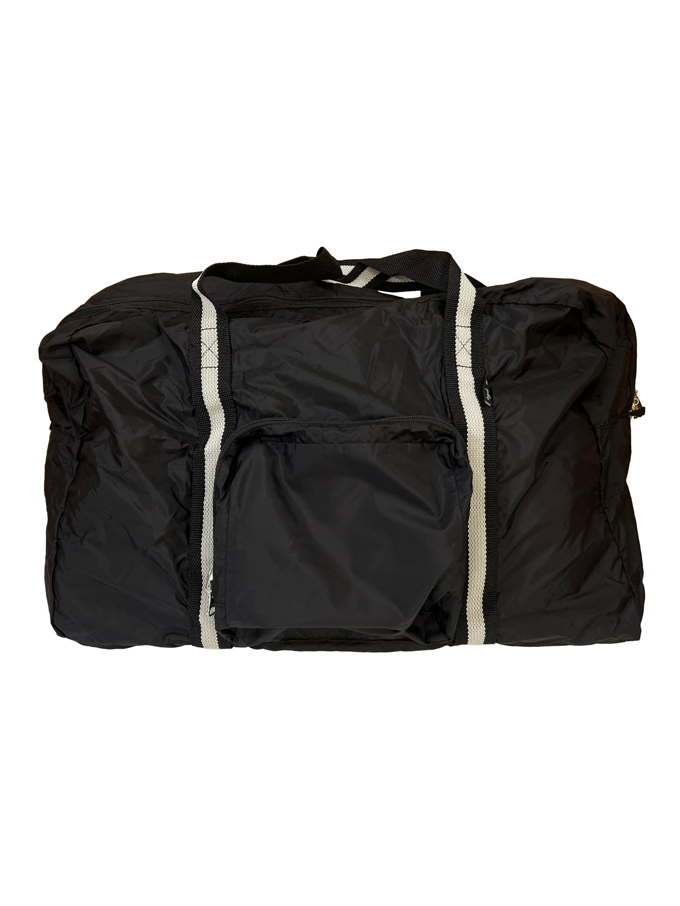 Black Packable Travel Bag