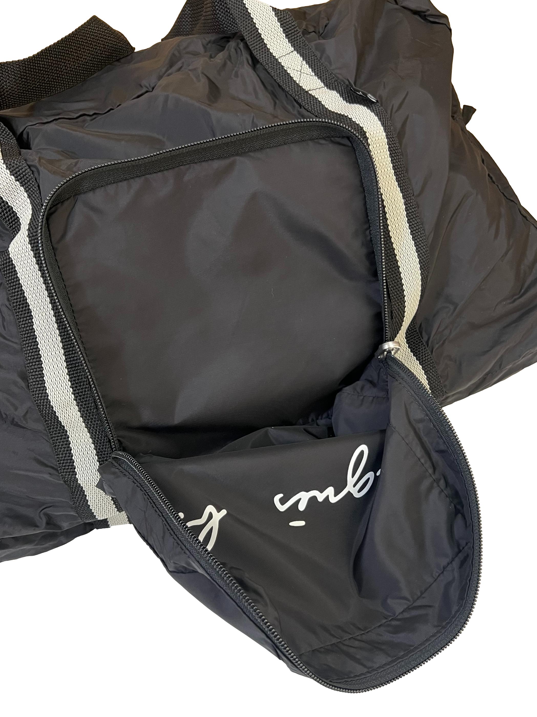 Black Packable Travel Bag