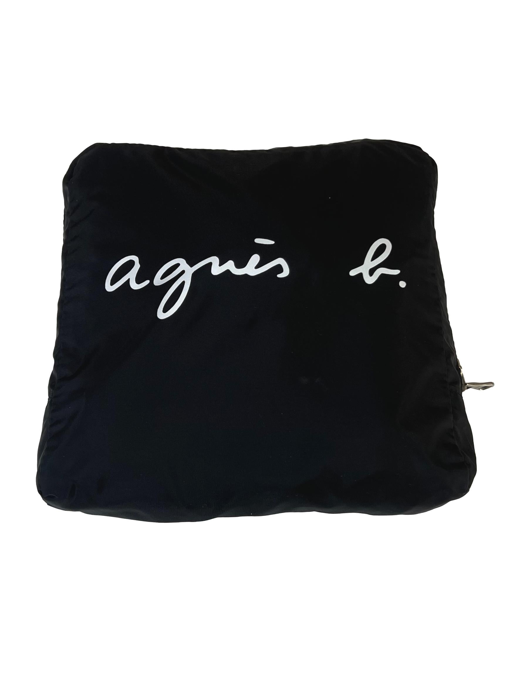 Black Packable Travel Bag
