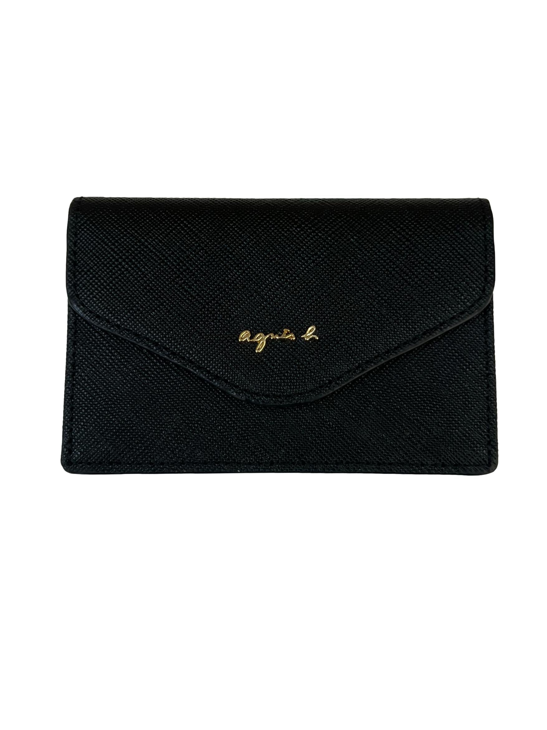 Black Leather Card Case