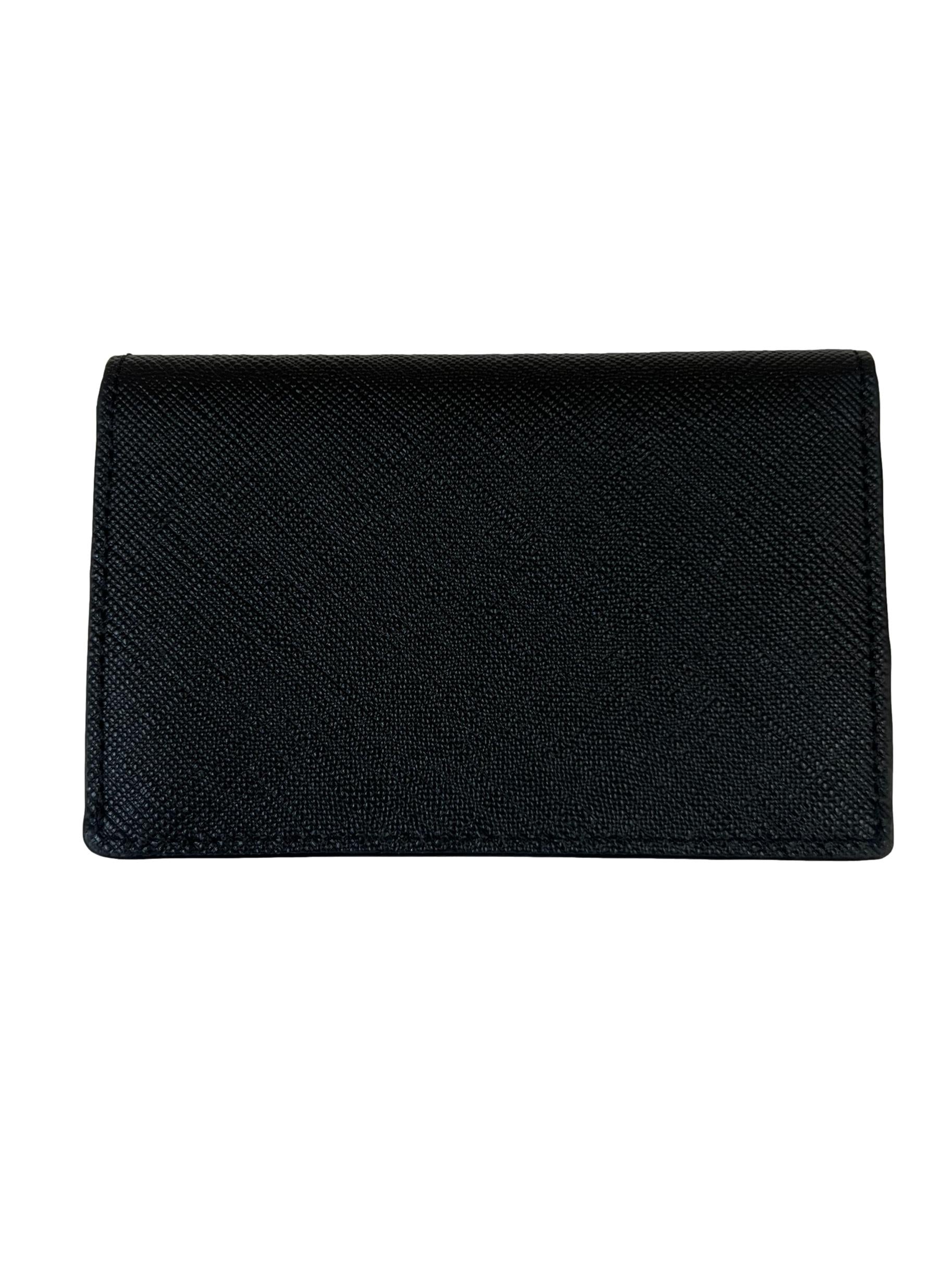 Black Leather Card Case