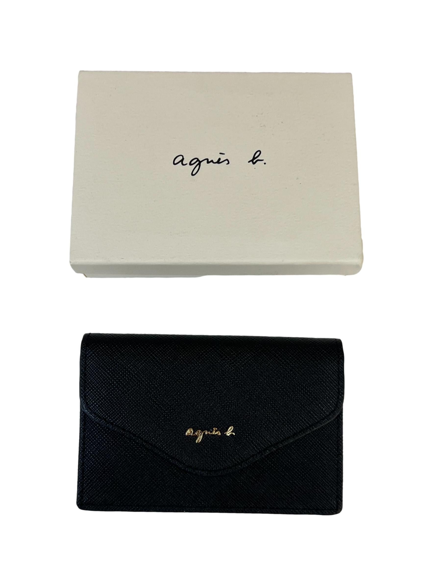 Black Leather Card Case