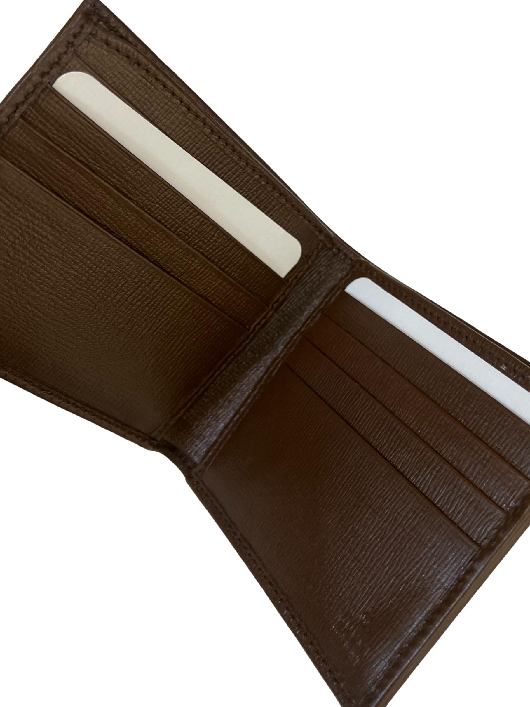Canvas Brown Compact Wallet