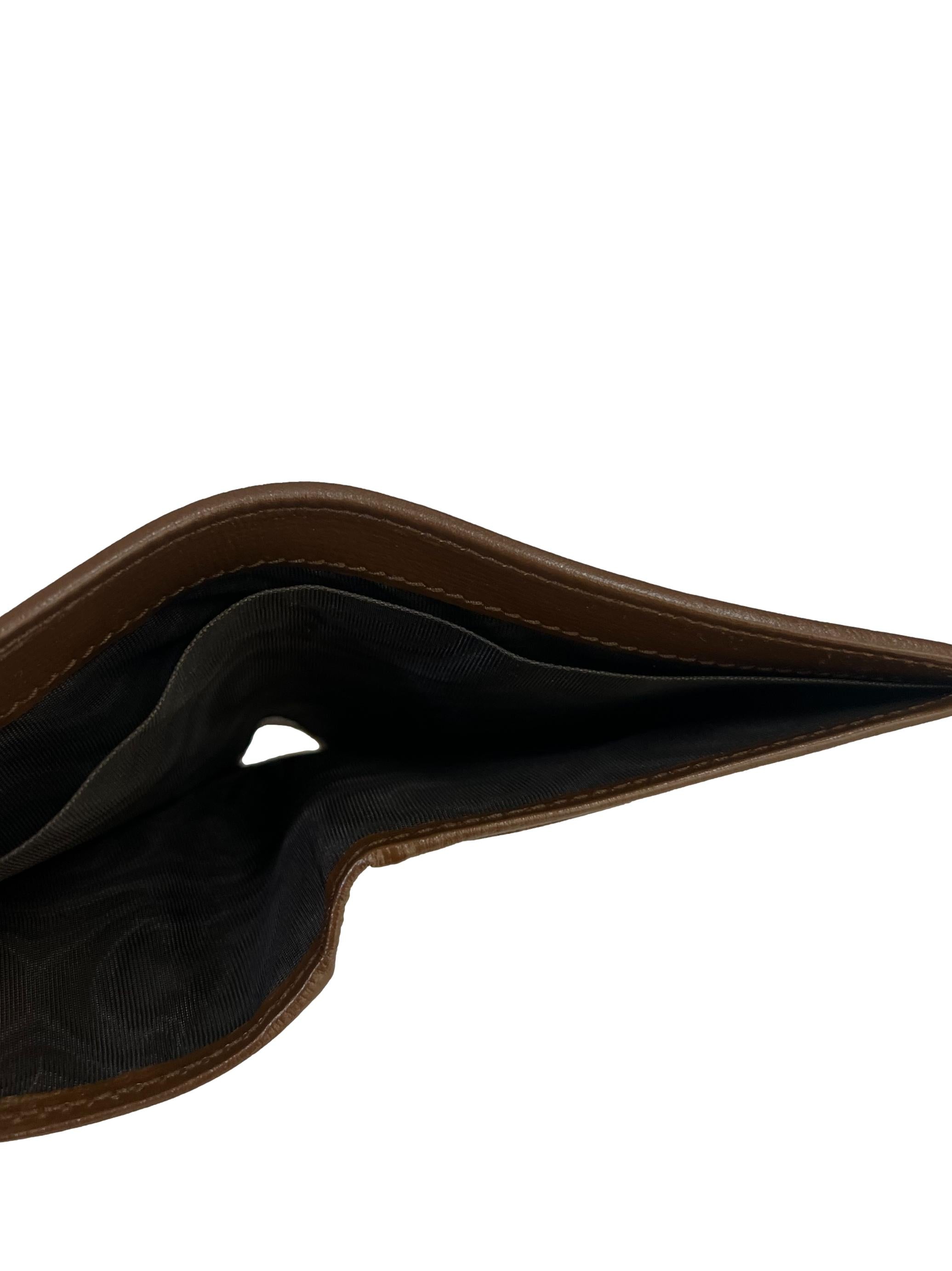 Canvas Brown Compact Wallet