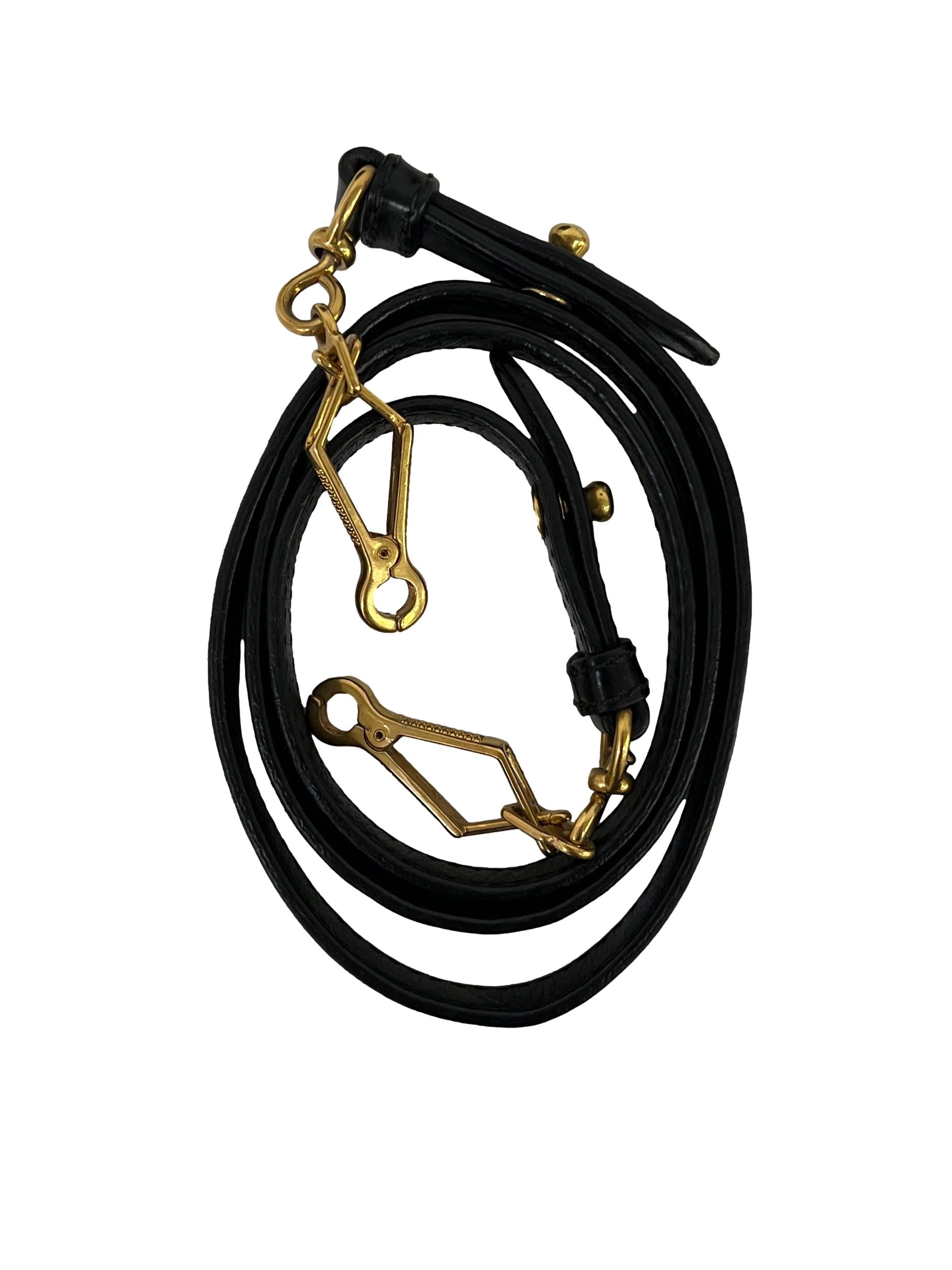 Black Leather Vitello Bag CSN
